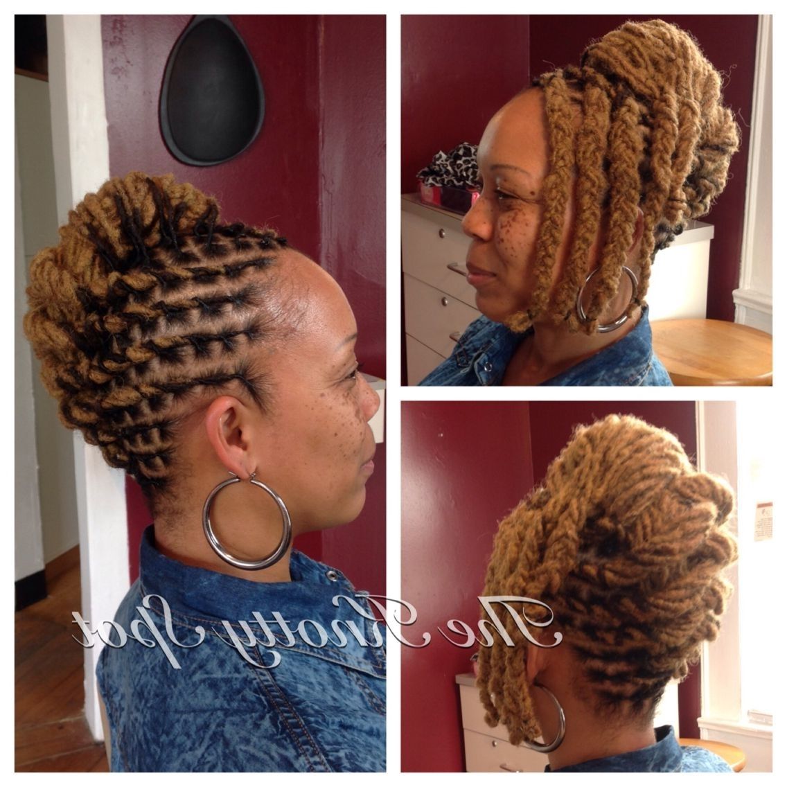 Loc Style Call (803) 237 1894 Or Book A Consultation Online At With Regard To Lock Updo Hairstyles (View 14 of 15)