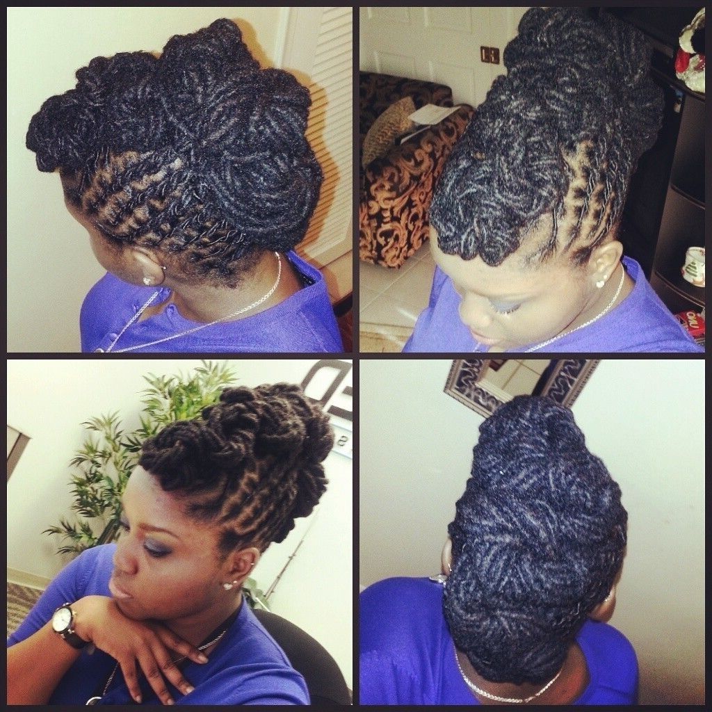 Locs Updo Hairstyle | Loc Stars | Pinterest | Locs, Updo And Dreads For Lock Updo Hairstyles (View 7 of 15)