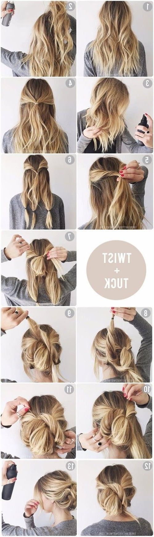 Long Hair Updos, How To Style For Prom, Hairstyle Tutorials Inside Easiest Updo Hairstyles For Long Hair (View 9 of 15)