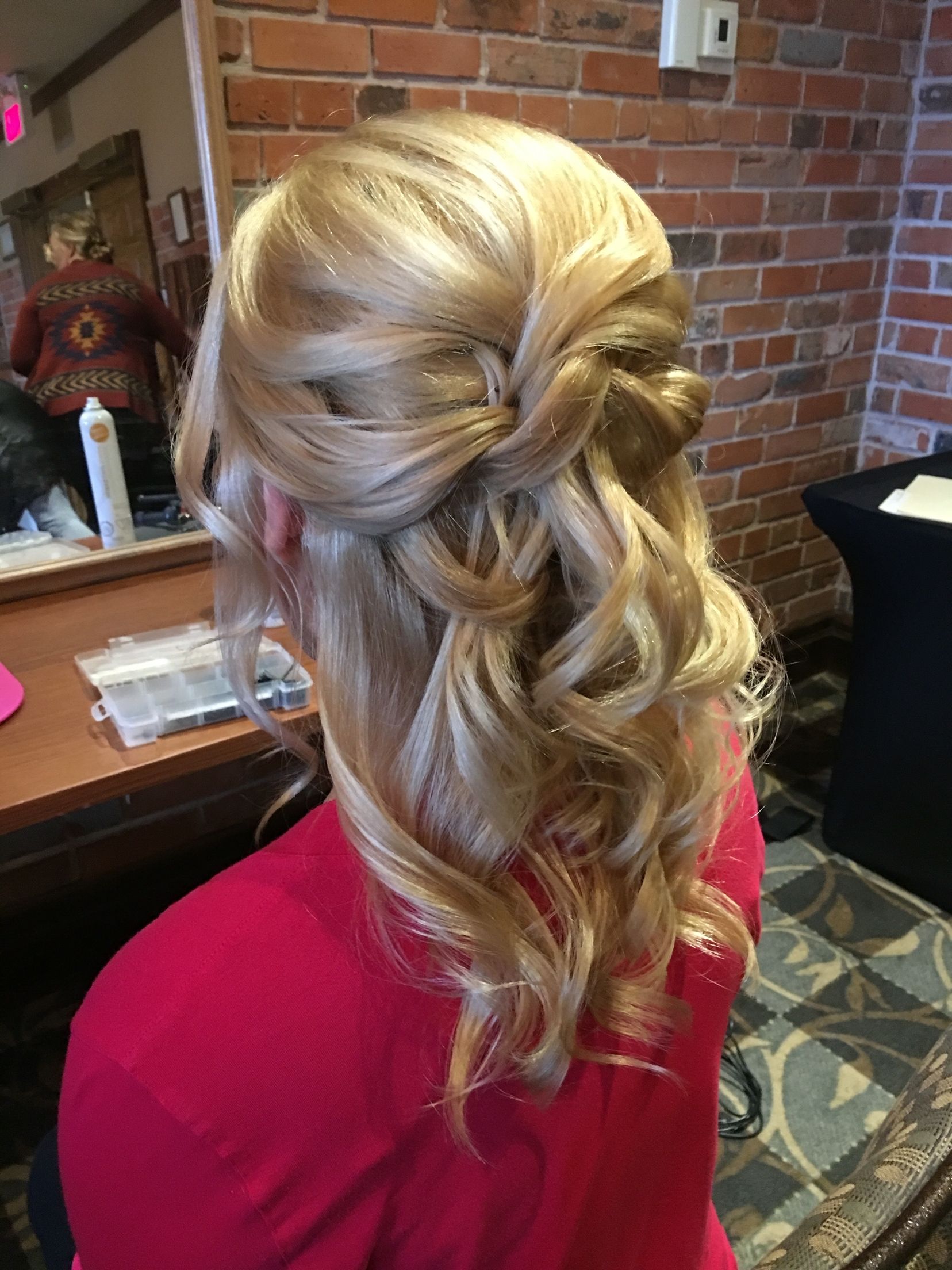 Loved This Half Up Half Down Look For The Mother Of The Bride In Half Updos For Mother Of The Bride (View 9 of 15)