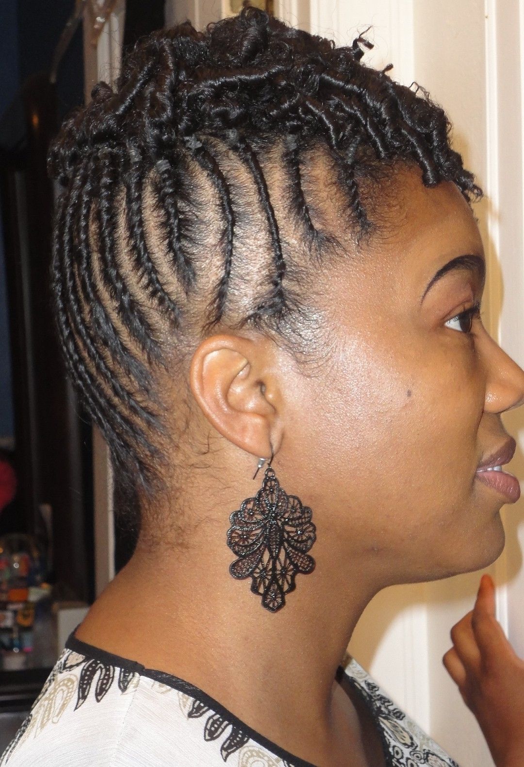 Photo: African American Flat Twist Updo Hairstyles Flat Twists Updo Regarding African American Flat Twist Updo Hairstyles (View 10 of 15)