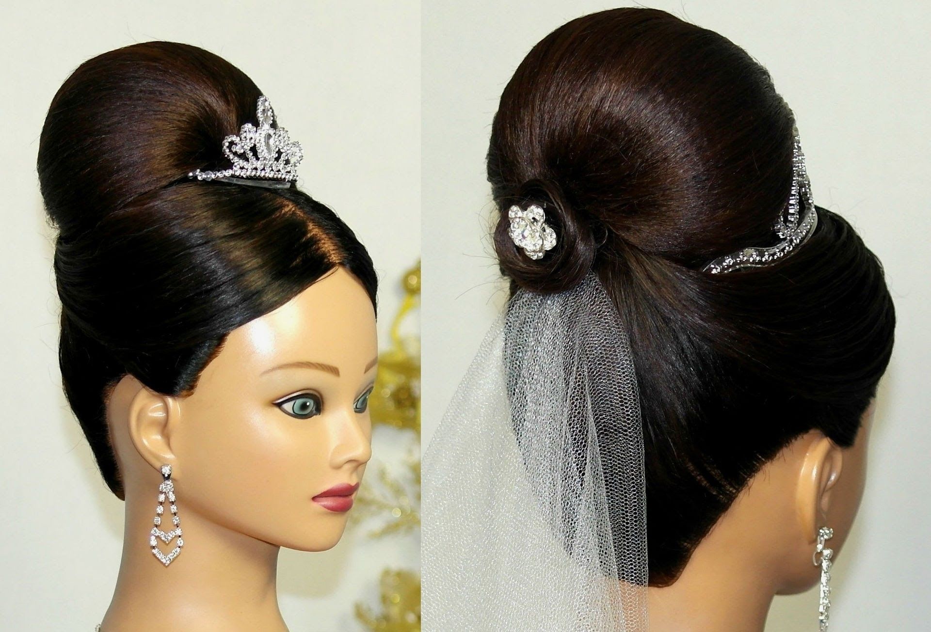 Photo: Wedding Hairstyles For Medium Hair Bun Bun Updo Wedding Inside Wedding Bun Updo Hairstyles (View 11 of 15)