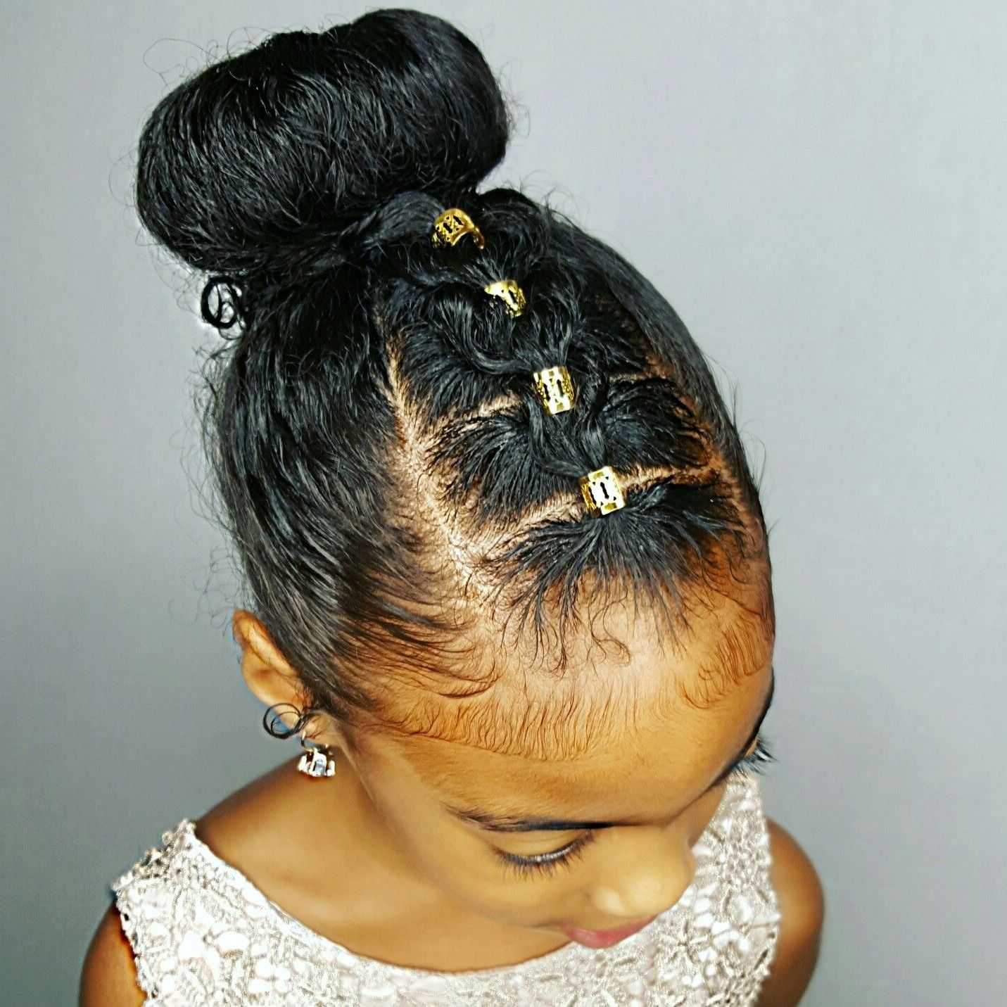Pinavantay Dabney On Kids | Pinterest | Bun Updo, Curly Girl And For Children&#039;s Updo Hairstyles (View 3 of 15)