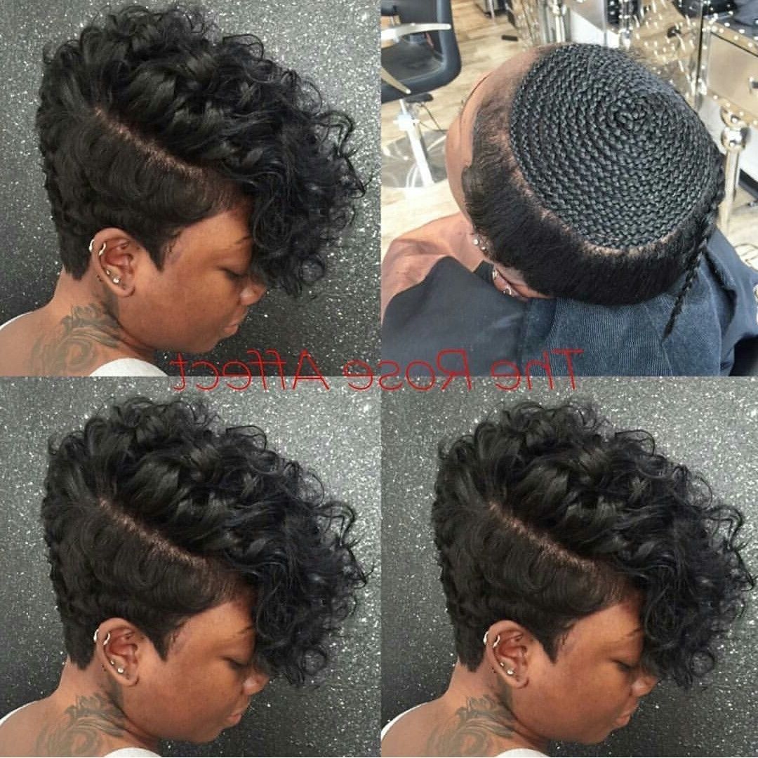 Pinobsessed Hair Oil On Buns And Updo's | Pinterest | Short Hair Throughout Sew In Updo Hairstyles (View 15 of 15)