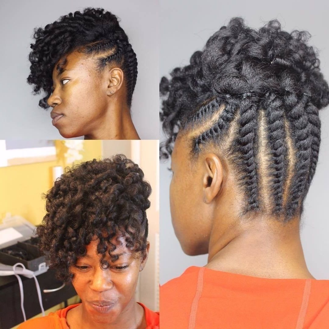 Pint On Flat Twist Updo | Pinterest | Flat Twist Updo, Flat With Regard To Twisted Updo Natural Hairstyles (View 14 of 15)