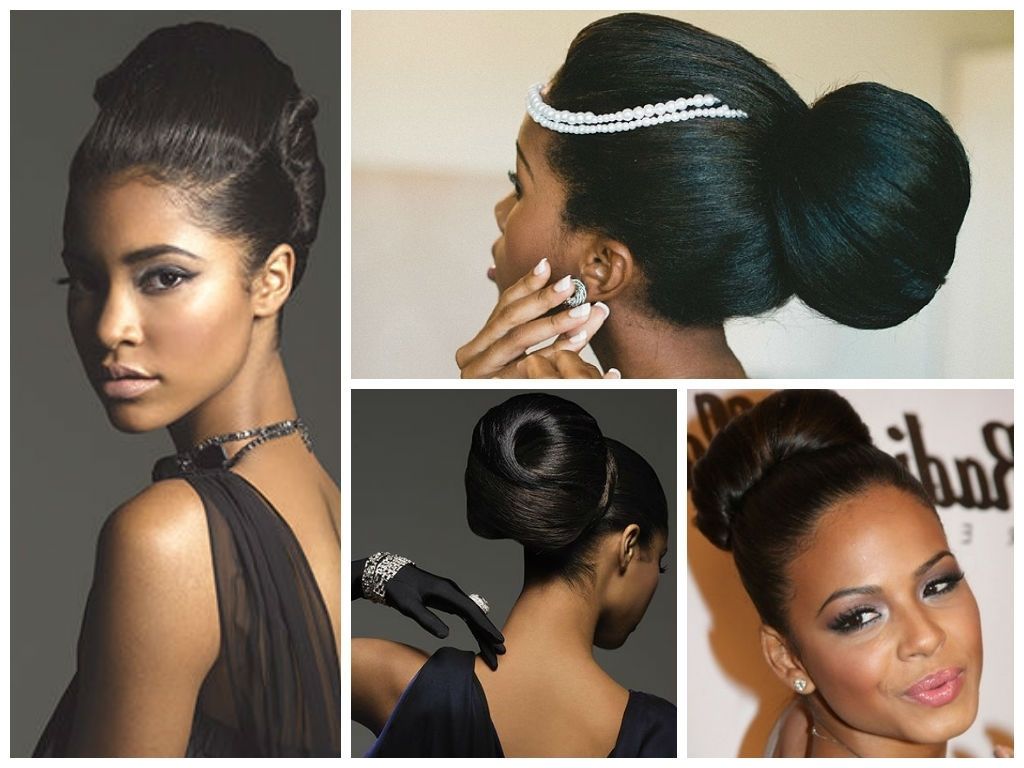 Popular Wedding Hairstyle Ideas For Black Women – Hair World Magazine Regarding Updo Hairstyles For African American Long Hair (View 14 of 15)