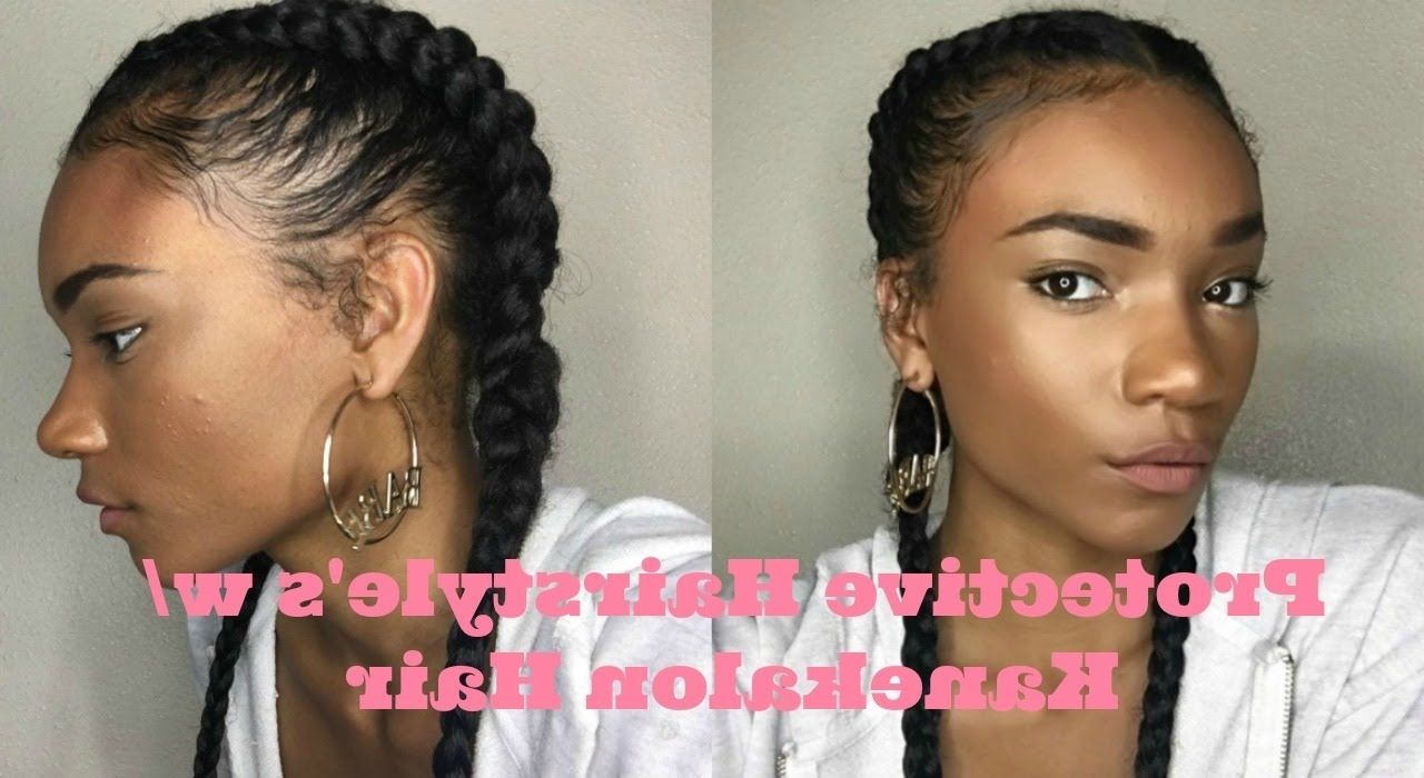 Quick Hairstyles For Hairstyles With Kanekalon Hair Easy Protective With Updo Hairstyles Using Kanekalon Hair (View 11 of 15)