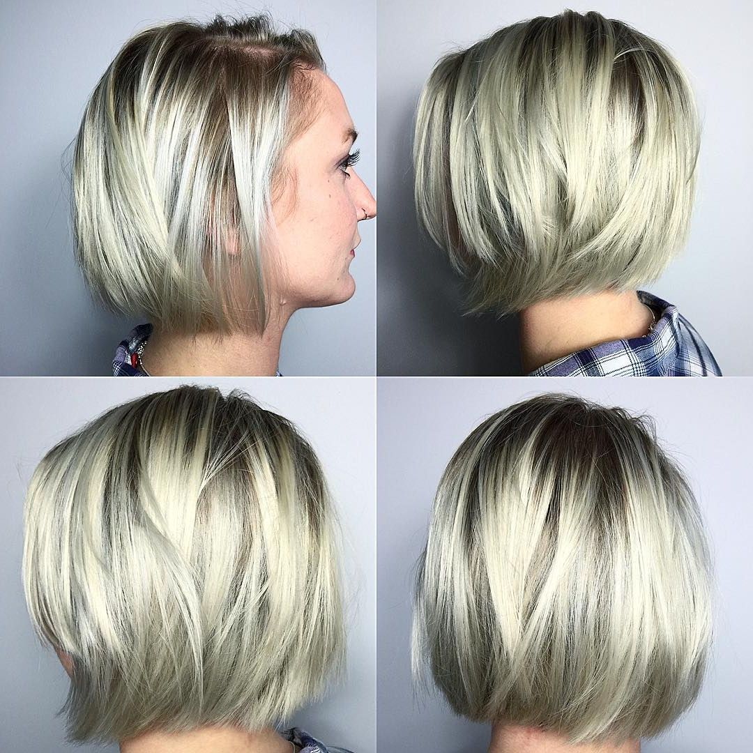 Short Blonde Bob Hairstyle For Fine Hair 2017 | Styles Weekly Inside Updos For Fine Short Hair (Gallery 12 of 15)