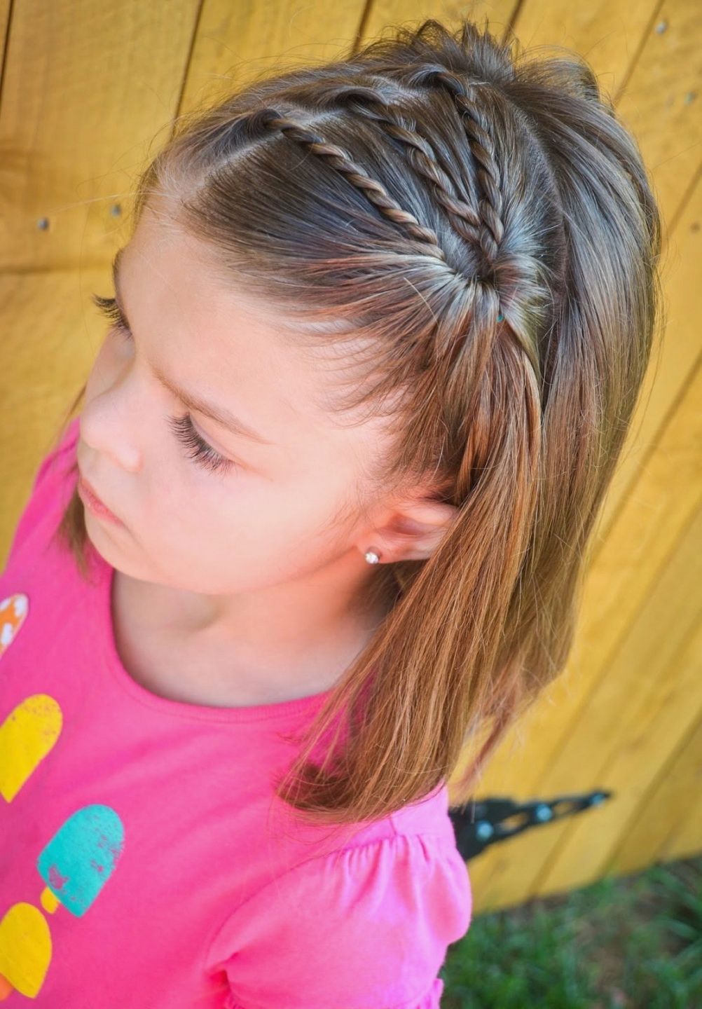 Short Hairstyles : Fresh Little Girls Hairstyles For Short Hair On Intended For Little Girl Updos For Short Hair (View 15 of 15)
