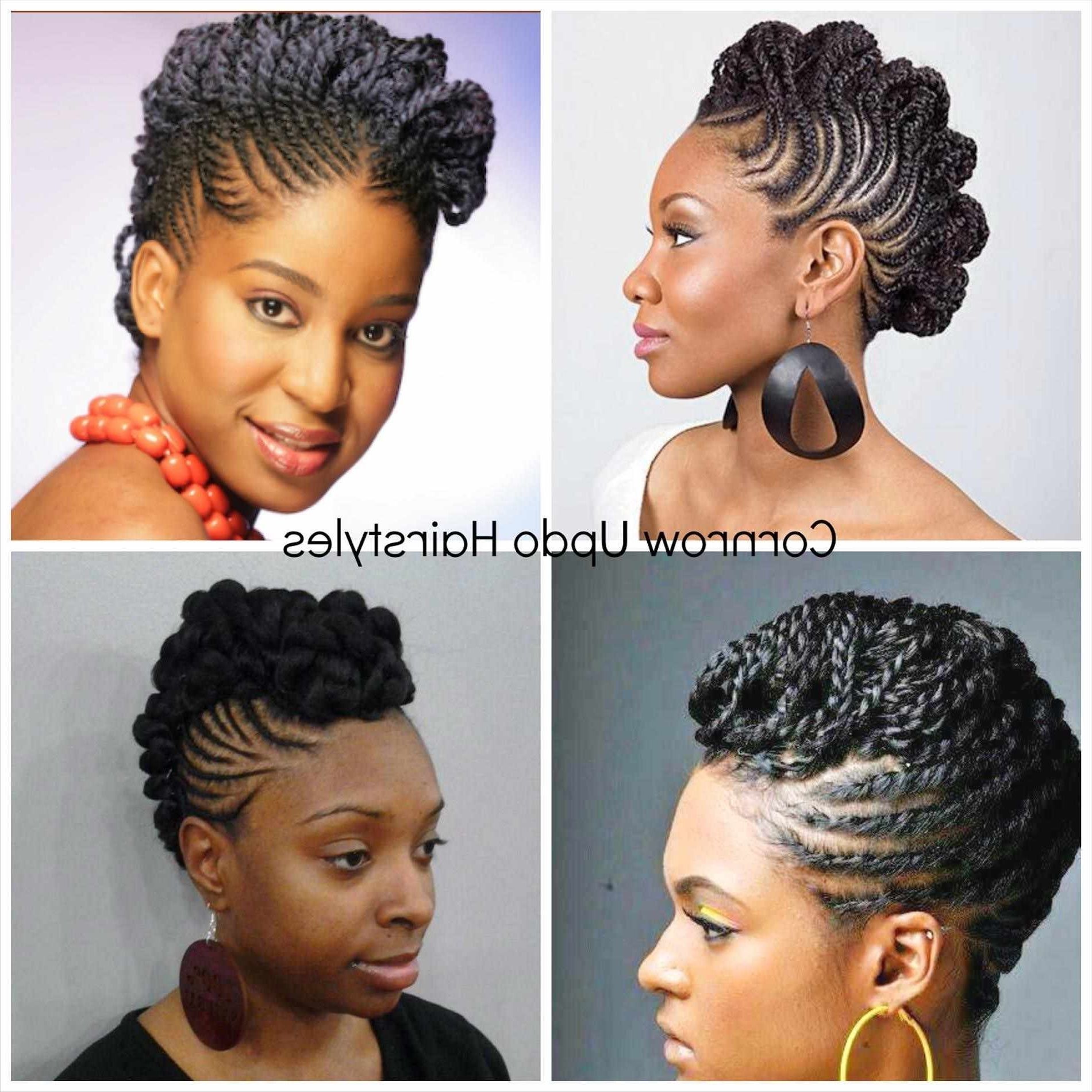 Style Cornrow Natural Black Hair Updo Styles Styles For Women With Intended For Cornrow Updo Hairstyles For Black Women (View 14 of 15)