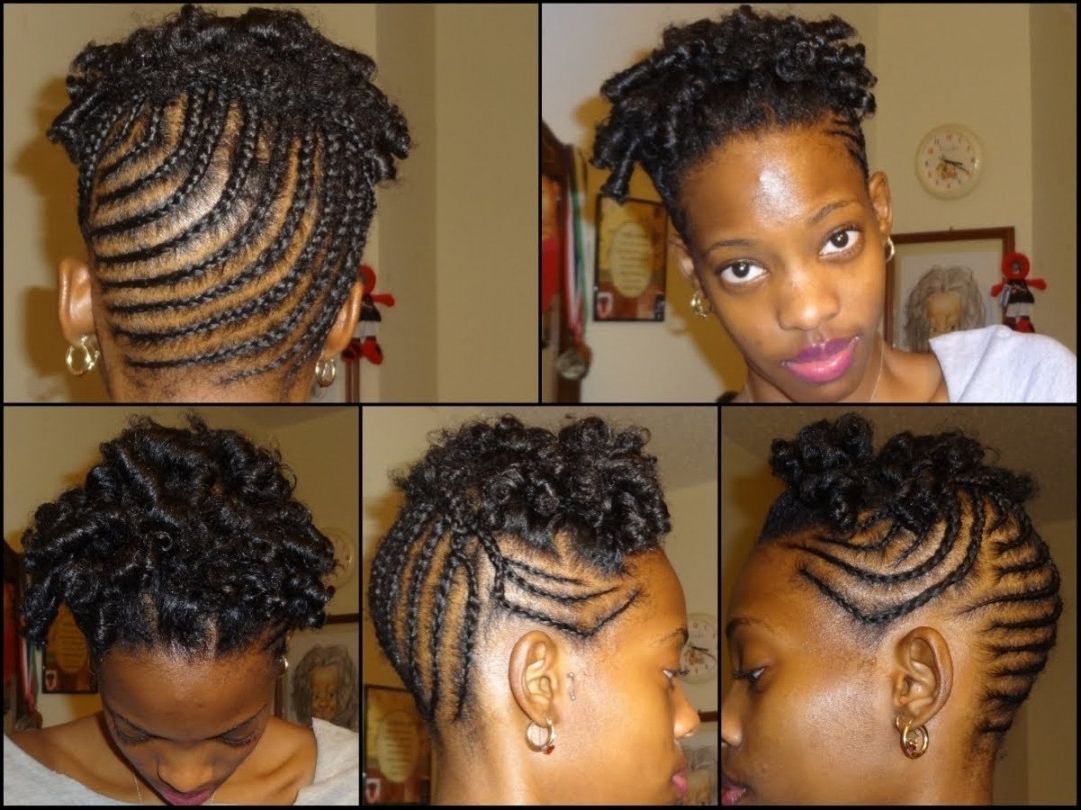 Tag: African American Braided Hairstyles For Short Hair | Latest With Updos For Short Hair For African American (View 11 of 15)
