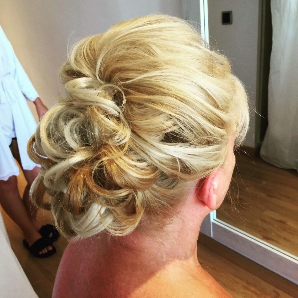 The Most Elegant Mother Of The Bride Hairstyles You'll Ever See Intended For Half Updos For Mother Of The Bride (View 4 of 15)