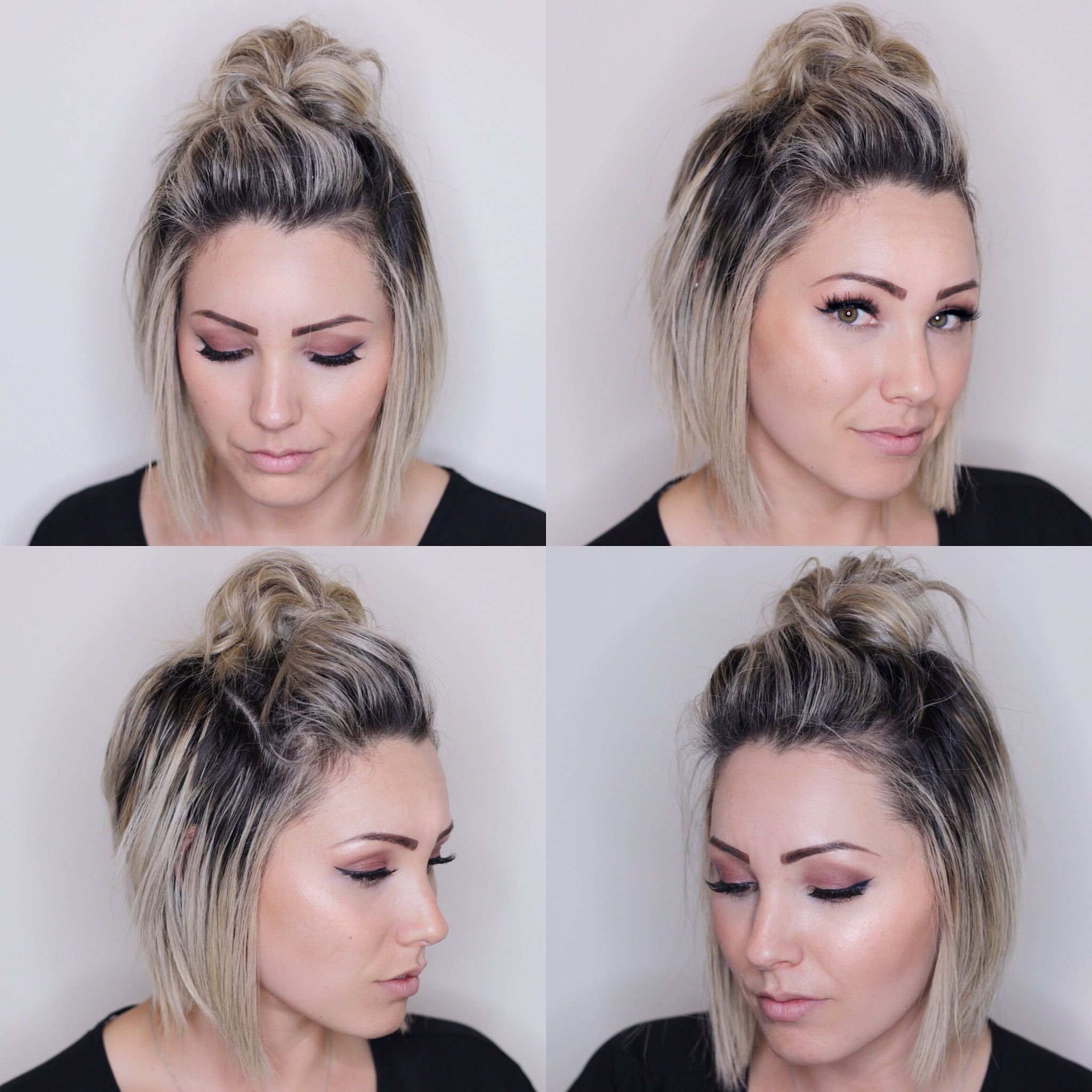 Top Knot For Short Hair. Short Hairstyle (View 12 of 15)