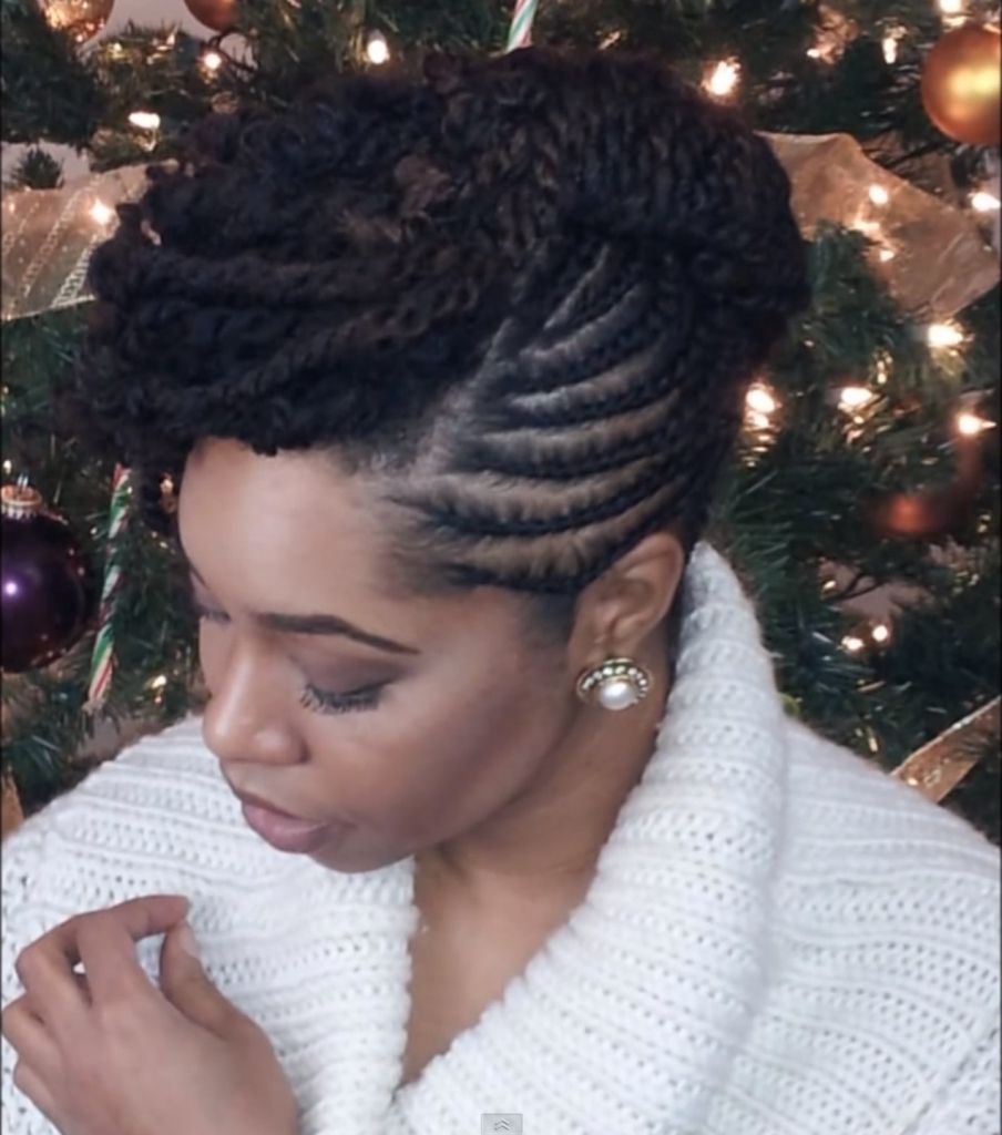 Twist Updo Hairstyles Natural Hair 1000 Images About Fly Natural Throughout African Hair Updo Hairstyles (View 7 of 15)