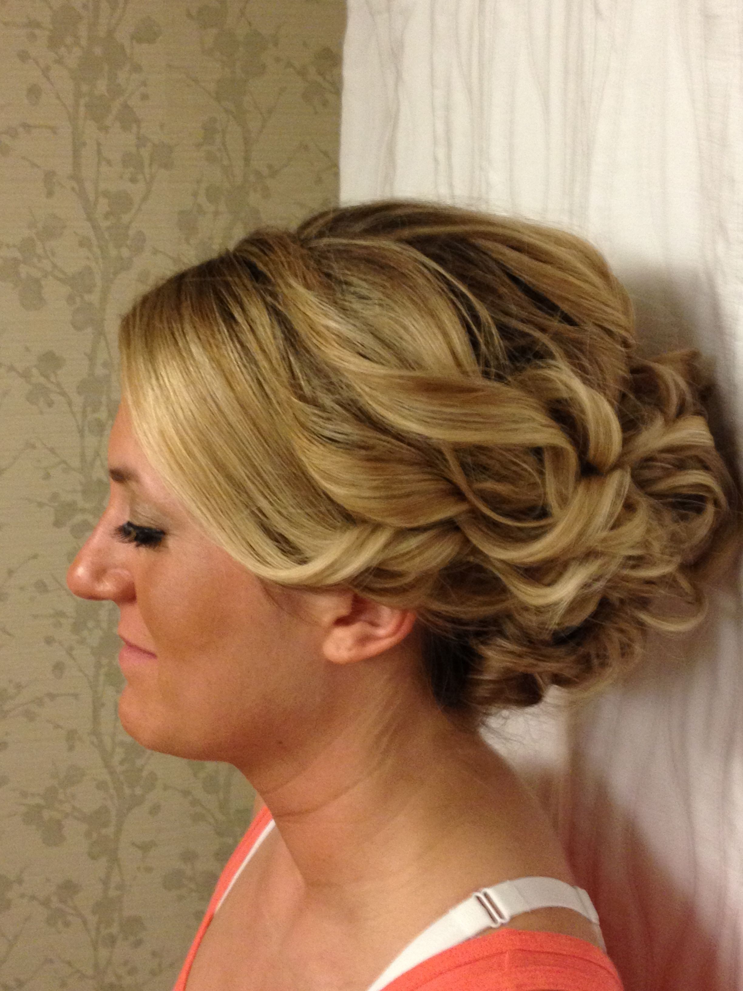 Updo For Long, Thick Hair For Homecoming Or A Wedding | Charisma For Wedding Updos For Thick Hair (View 1 of 15)