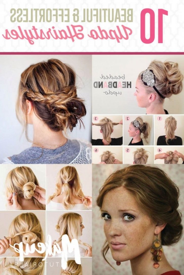 Updo Hairstyles For Medium Length Hair Tutorials | Latest Hairstyles In Updos For Medium Length Hair (View 13 of 15)