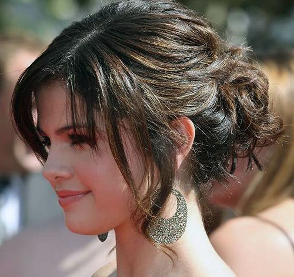 Updos For Long Hair With Bangs Selena – Inofashionstyle In Updos For Long Hair With Bangs (View 7 of 15)