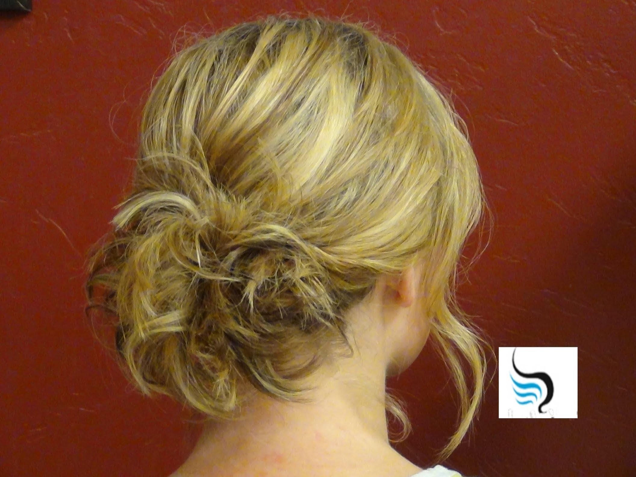 Updos) For Shoulder Length Hairstyles – Youtube With Regard To Casual Updos For Medium Length Hair (View 7 of 15)
