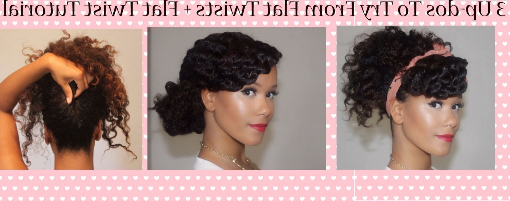 Video: 3 Quick & Easy Updo's | Global Couture Blog | Latest With Quick And Easy Updo Hairstyles For Black Hair (View 2 of 15)