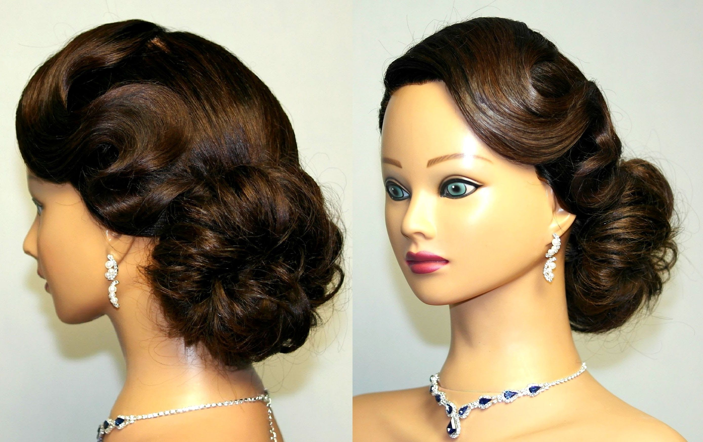 Vintage Updo, Hairstyle For Medium Long Hair (View 1 of 15)