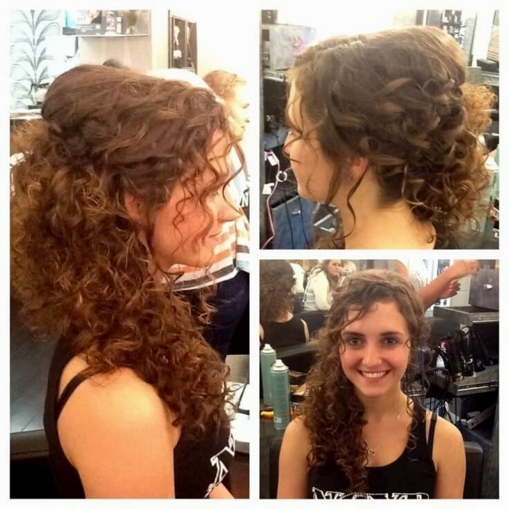 Wedding Hairstyles For Naturally Curly Hair Inspirational Wedding In Natural Curly Hair Updo Hairstyles (View 3 of 15)