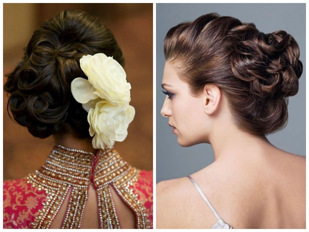 Wedding Hairstyles Ideas: Low Small Bun Updo Hairstyles For Long Regarding Wedding Bun Updo Hairstyles (View 15 of 15)