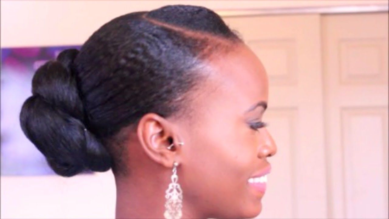 Wedding Updo On Ethnic Hair – Youtube Throughout Ethnic Updo Hairstyles (View 3 of 15)