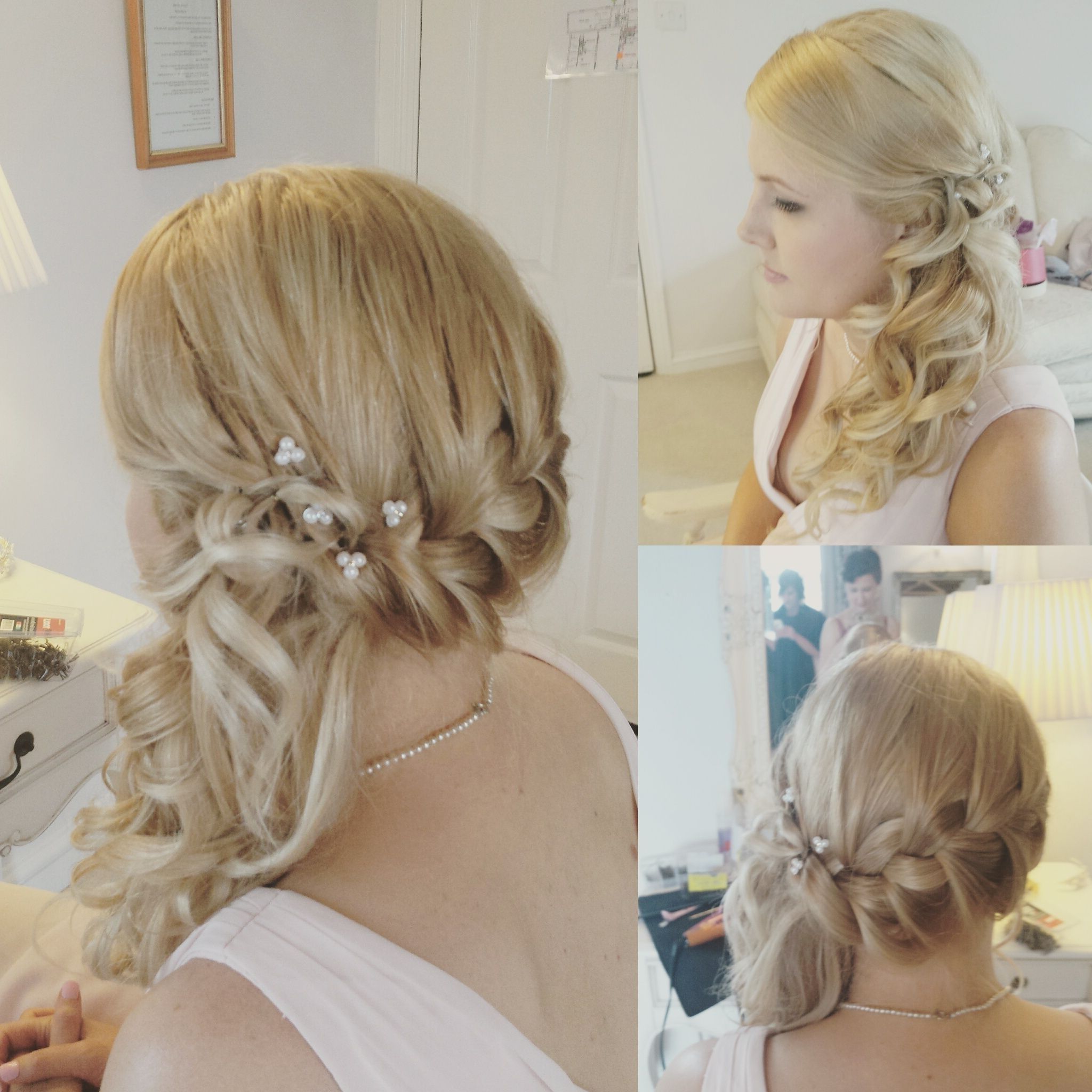 2017 Norwich Wedding Hairstyles In Plaits And Curls Bridal Hair Look. Norwich (View 1 of 15)