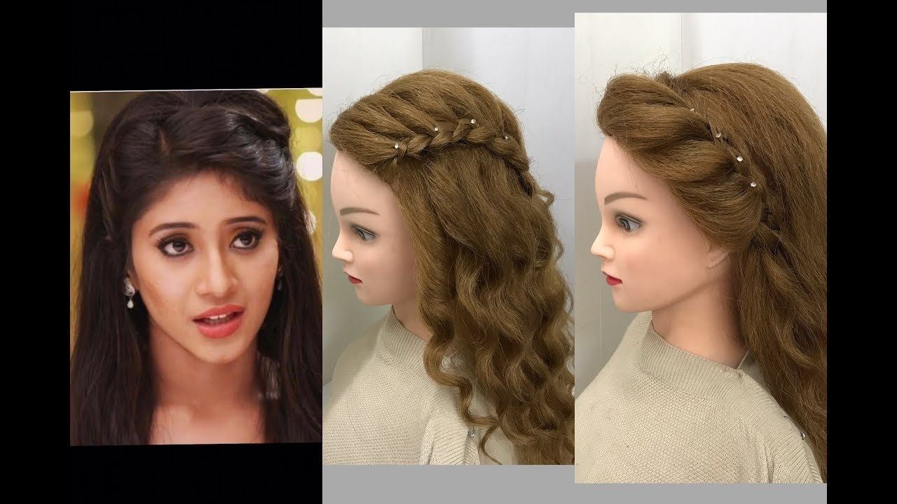 2018 Wedding Easy Hairstyles For Medium Hair Inside 2 Awesome & Easy Hairstyles For Wedding Or Function – Youtube (View 6 of 15)