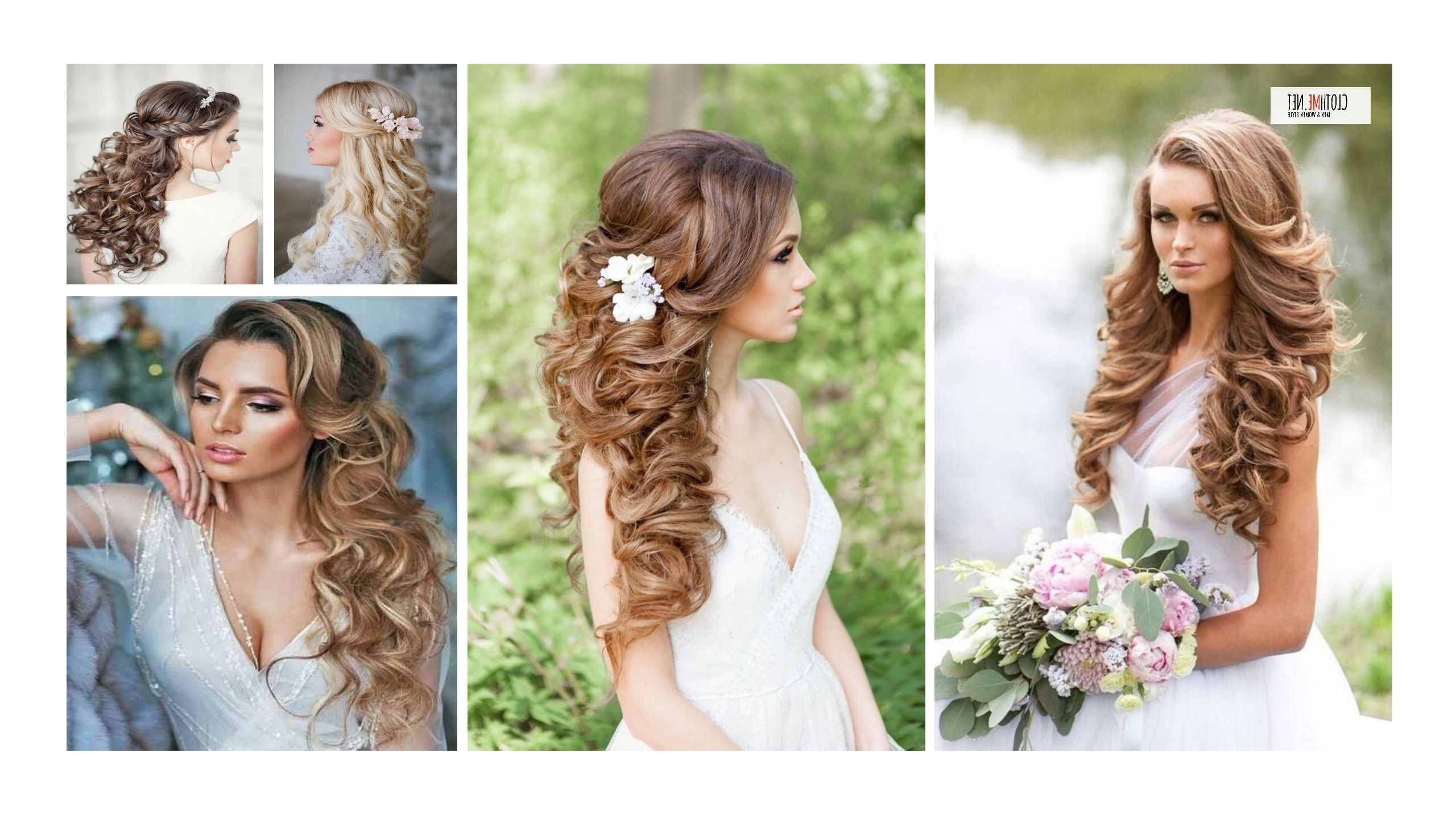 36 Wedding Hairstyle Inspiration For Long Hair – Clothme Pertaining To Favorite Wedding Hairstyles That Last All Day (View 11 of 15)