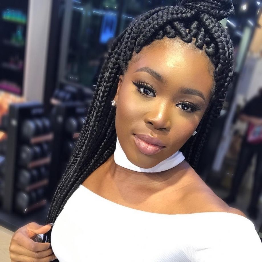 8 Unique And Chic Ways To Style Box Braids Wedding Digest Naija Within Preferred Wedding Hairstyles With Box Braids (View 10 of 15)