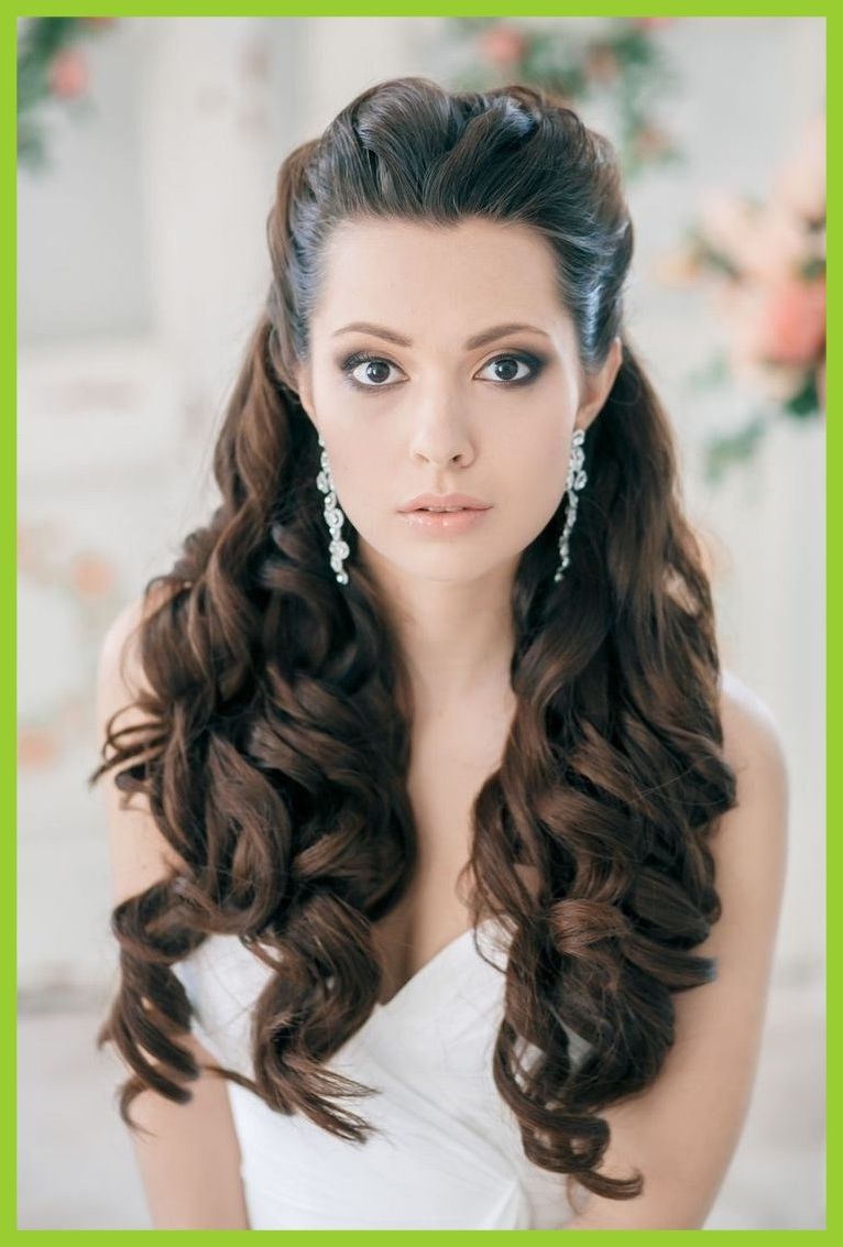Appealing Wedding Hairstyles For Long Hair With Veil Styles Pics Regarding Latest Wedding Hairstyles For Long Hair Up With Veil (View 11 of 15)