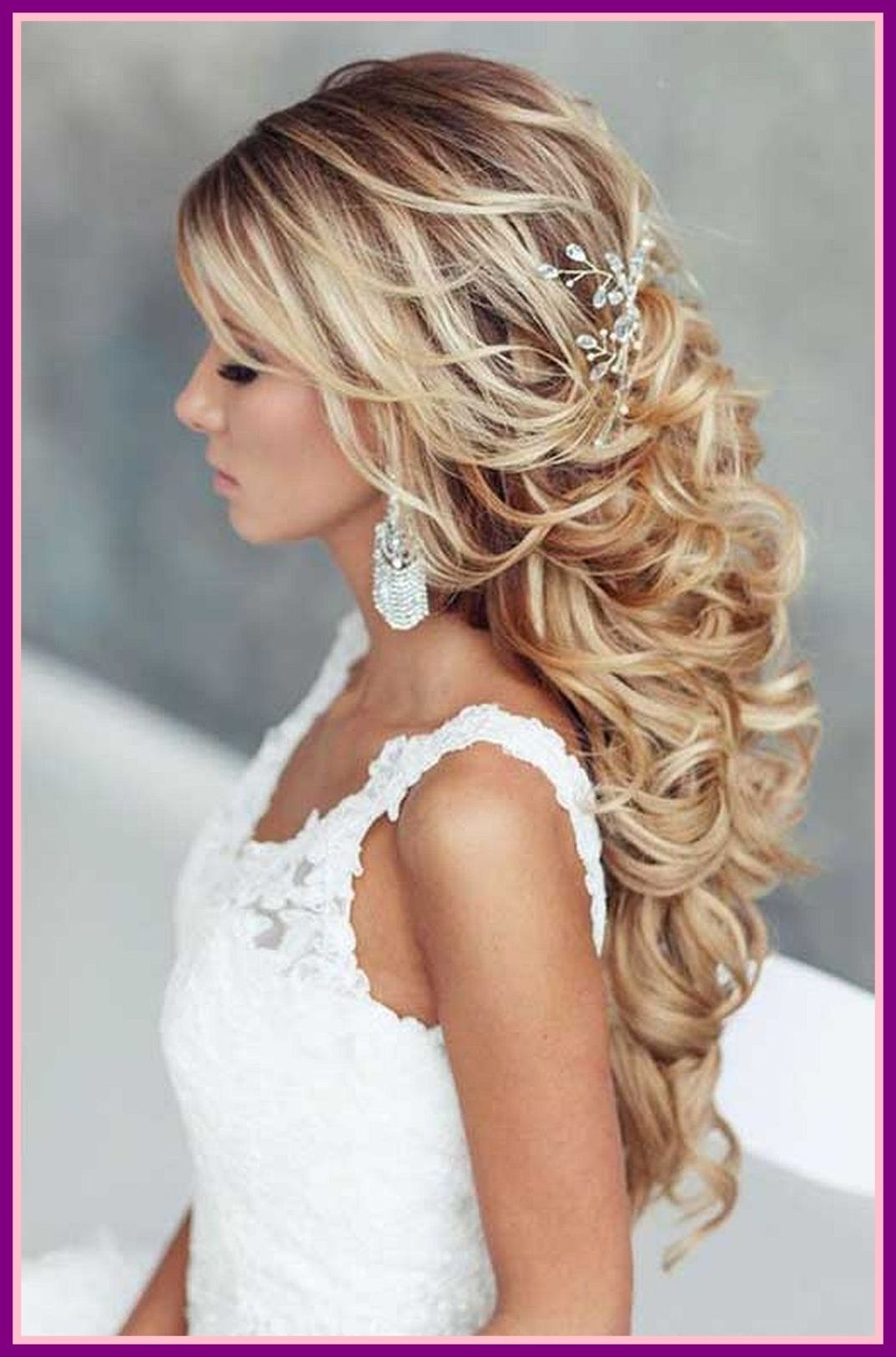 Astonishing Hairstyle Idea For Your Wedding Pic Of Long Curly Hair Regarding Most Recently Released Wedding Updos For Long Curly Hair (View 7 of 15)