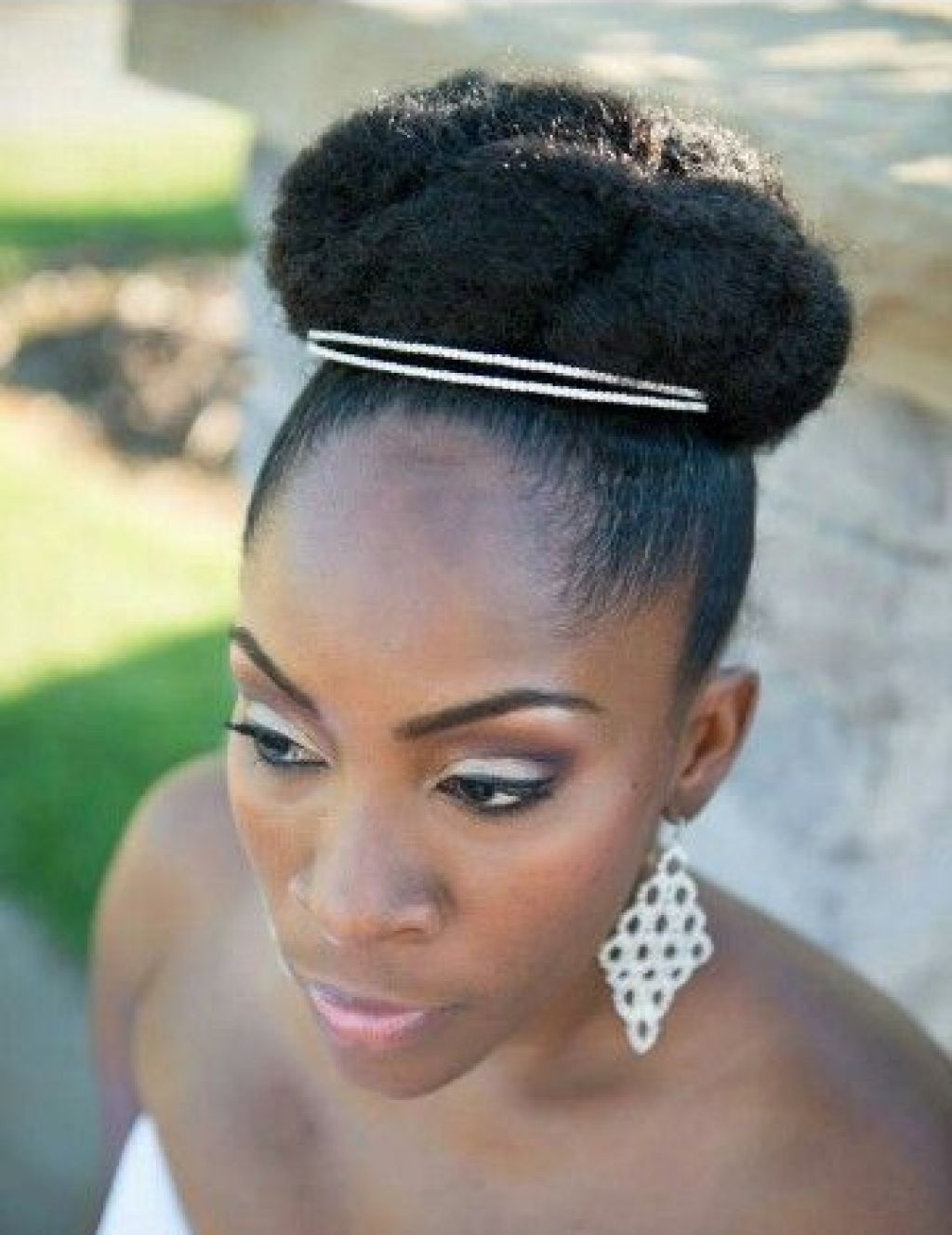 Awesome Black Natural Wedding Hairstyles Gallery – Styles & Ideas Pertaining To Most Popular Wedding Hairstyles For Natural Black Hair (View 13 of 15)