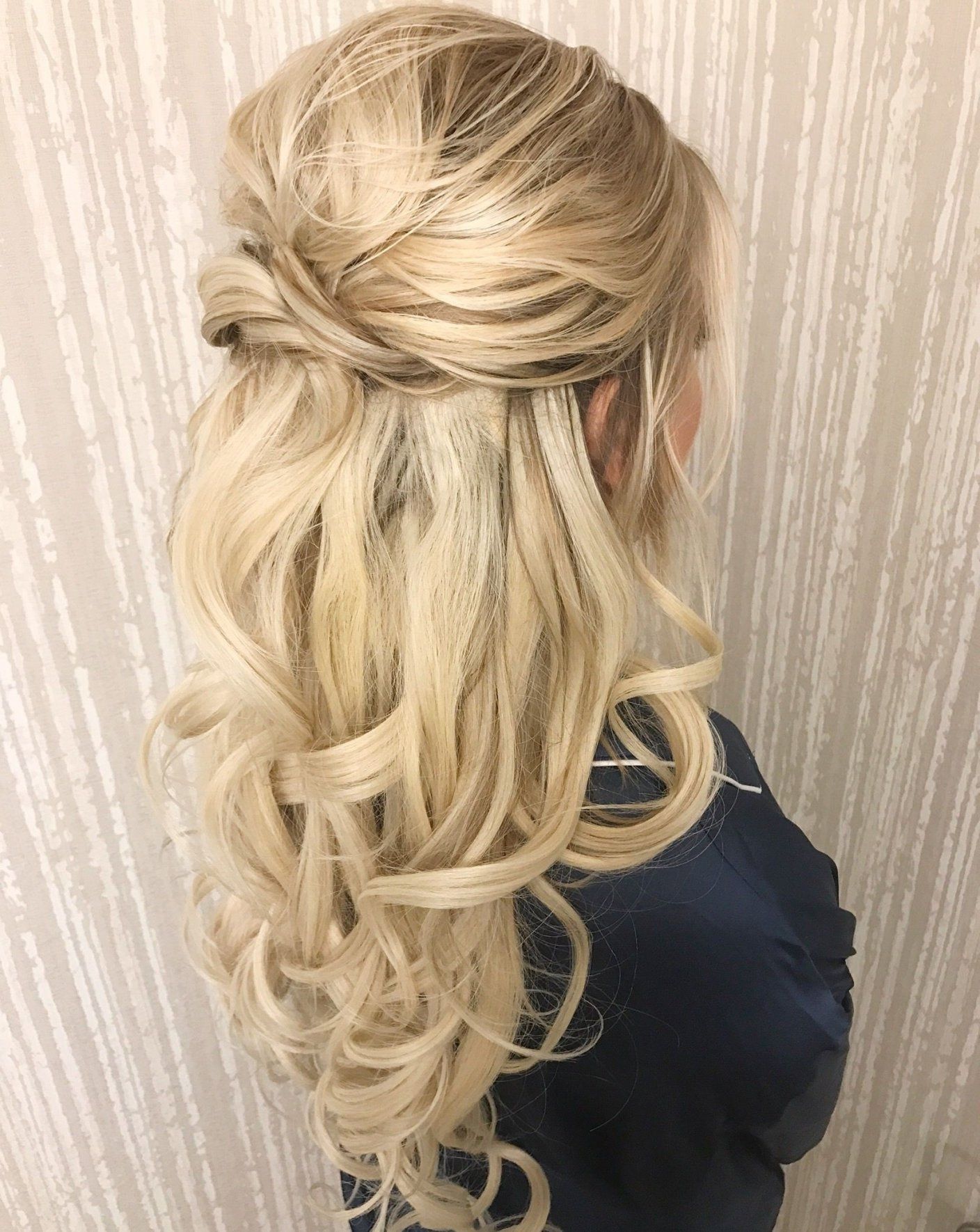 Best And Newest Wedding Hairstyles For Long And Thin Hair With Half Up Half Down Wedding Hairstyles For Thin Hair Archives (View 13 of 15)