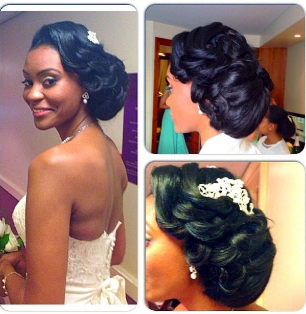 Best Black Wedding Hairstyle Pictures Styles Ideas 2018 Sperr Us With Widely Used Updos Black Wedding Hairstyles (View 10 of 15)