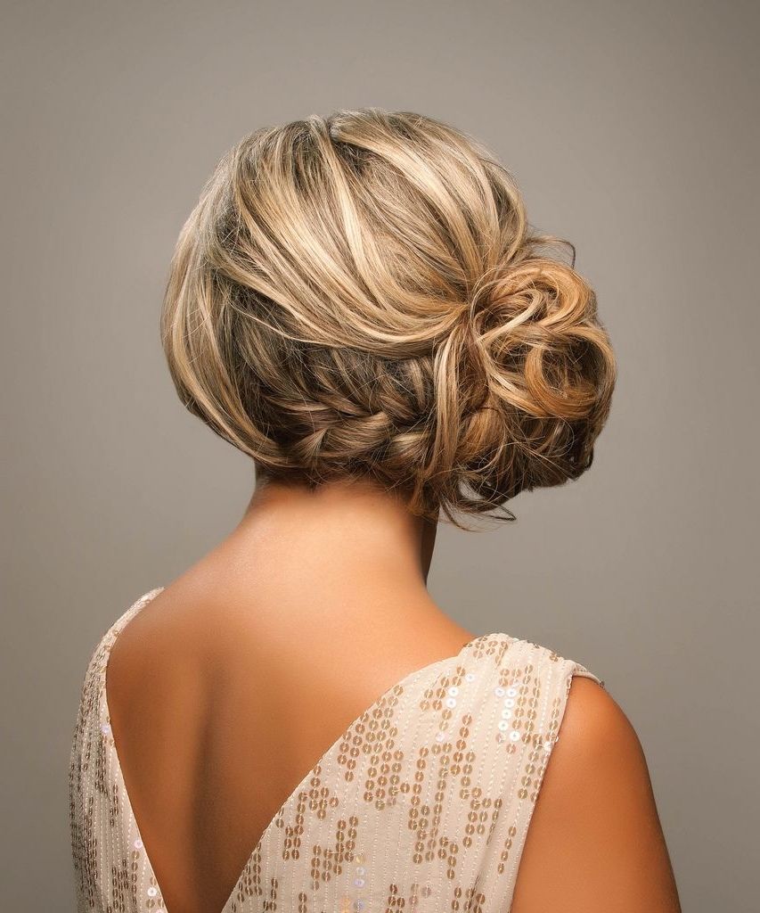 Braided #hair Side Updo – Love It @ann Flanigan Flanigan Flanigan Inside Most Current Wedding Hairstyles For Long Hair With Side Bun (View 11 of 15)