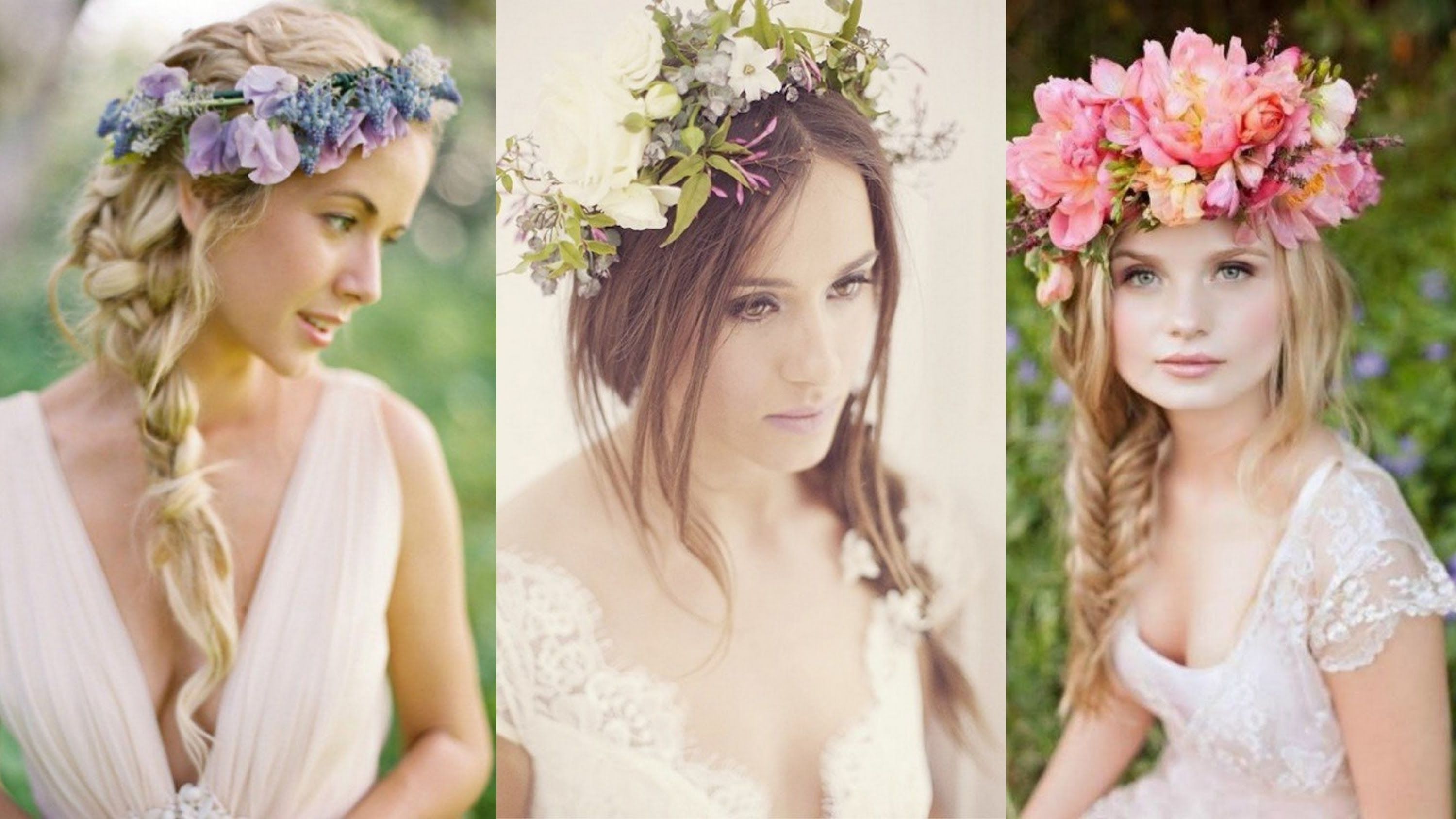 Braided Wedding Hairstyles With Flowers – Youtube Intended For Most Recently Released Wedding Hairstyles With Flowers (View 8 of 15)