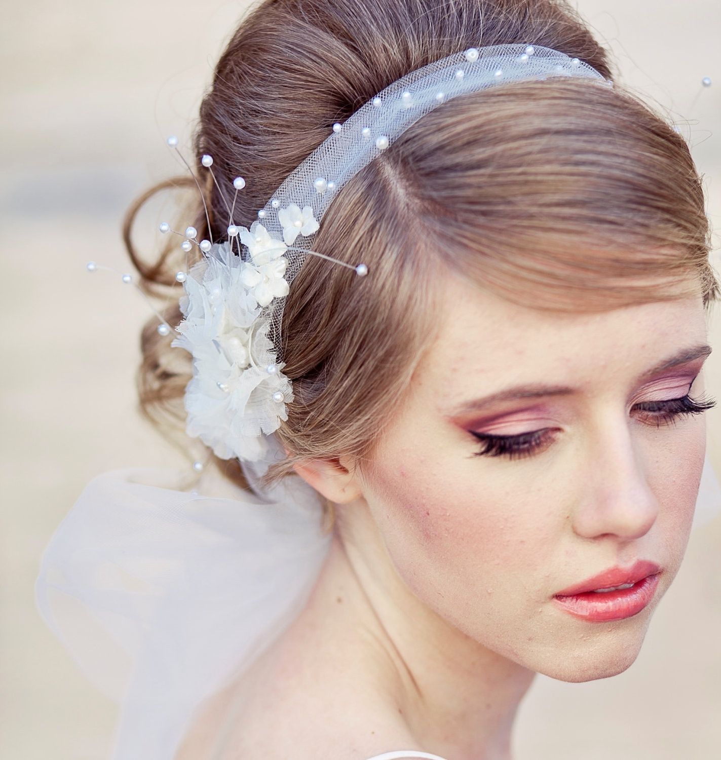 Bridal Hairstyles With Veil Cool Awesome Headbands For Wedding In Preferred Wedding Hairstyles With Headband And Veil (View 10 of 15)