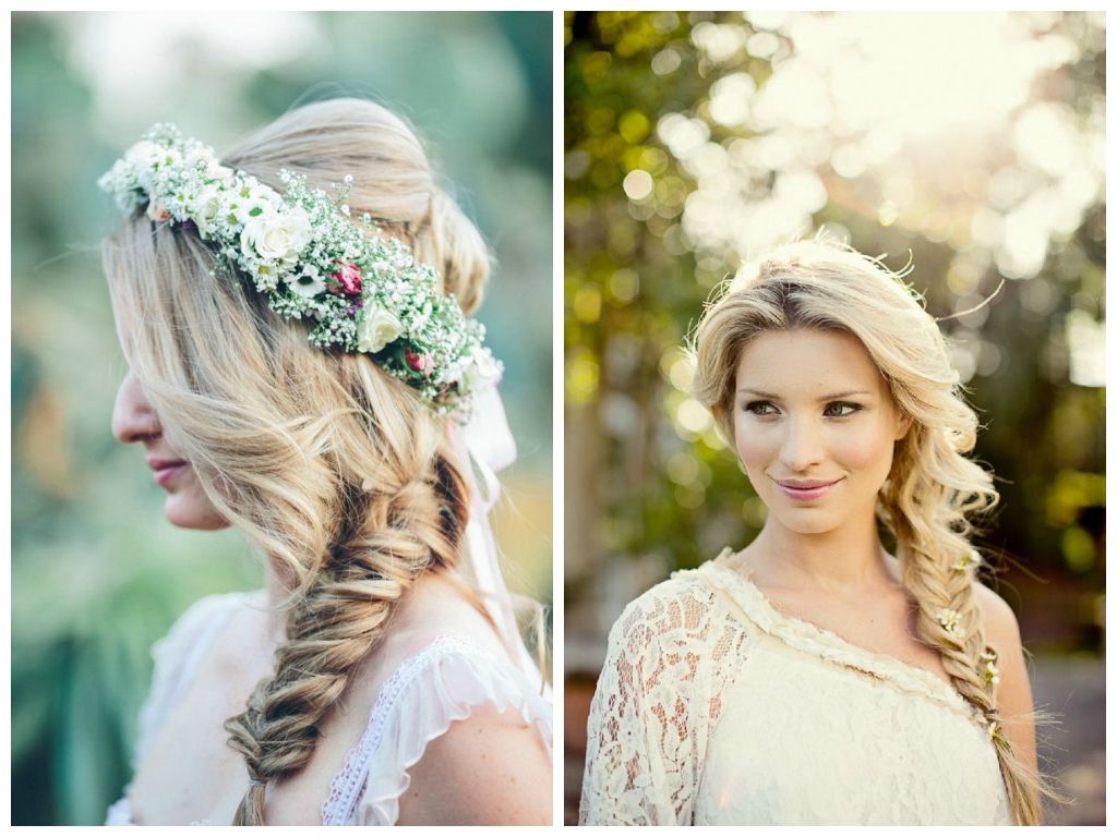 Curly Hairstyles For Weddings Side Braid Hairstyles For Weddings With Recent Wedding Hairstyles On The Side (View 8 of 15)