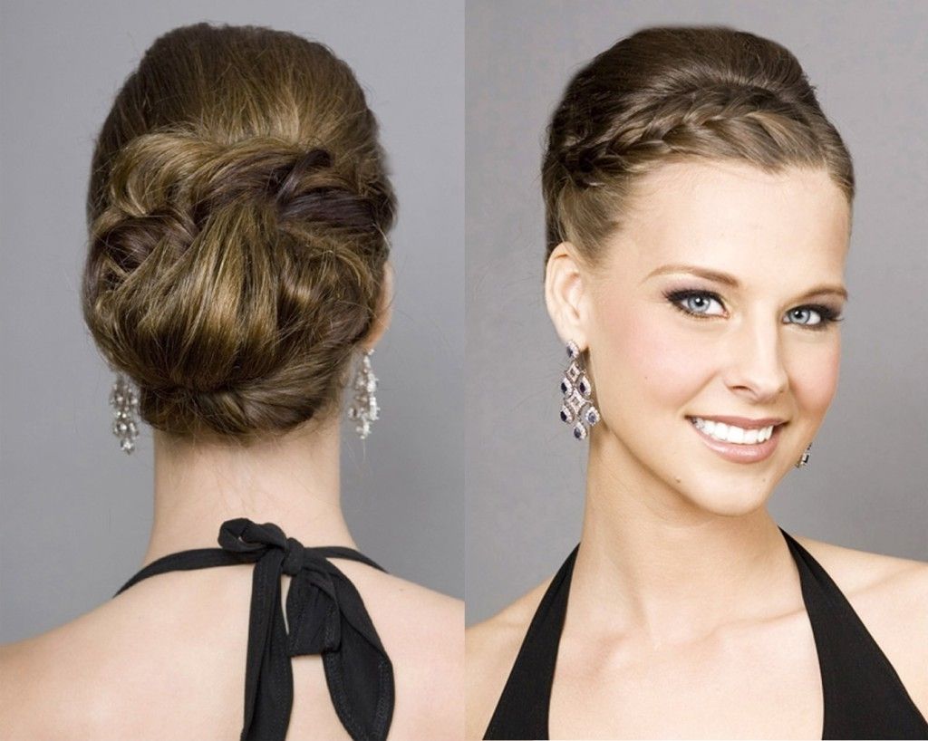 Current Easy Wedding Guest Hairstyles For Medium Length Hair Pertaining To Fishtail Braid Medium Length Hair Easy Updos For Mid Length Hair (View 8 of 15)