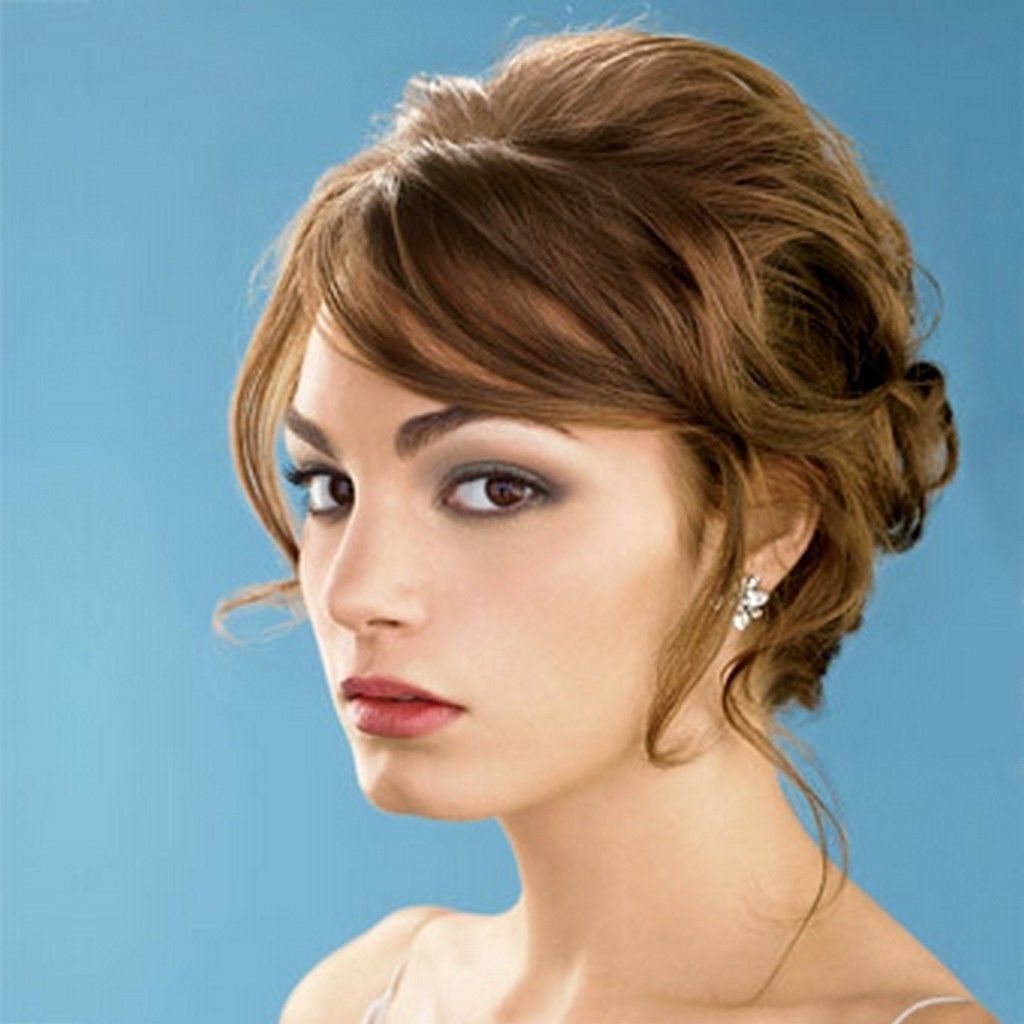 Current Wedding Dinner Hairstyle For Short Hair Throughout √ 24+ Nice Different Hairstyles For Short Hair: Wedding Updo (View 7 of 15)