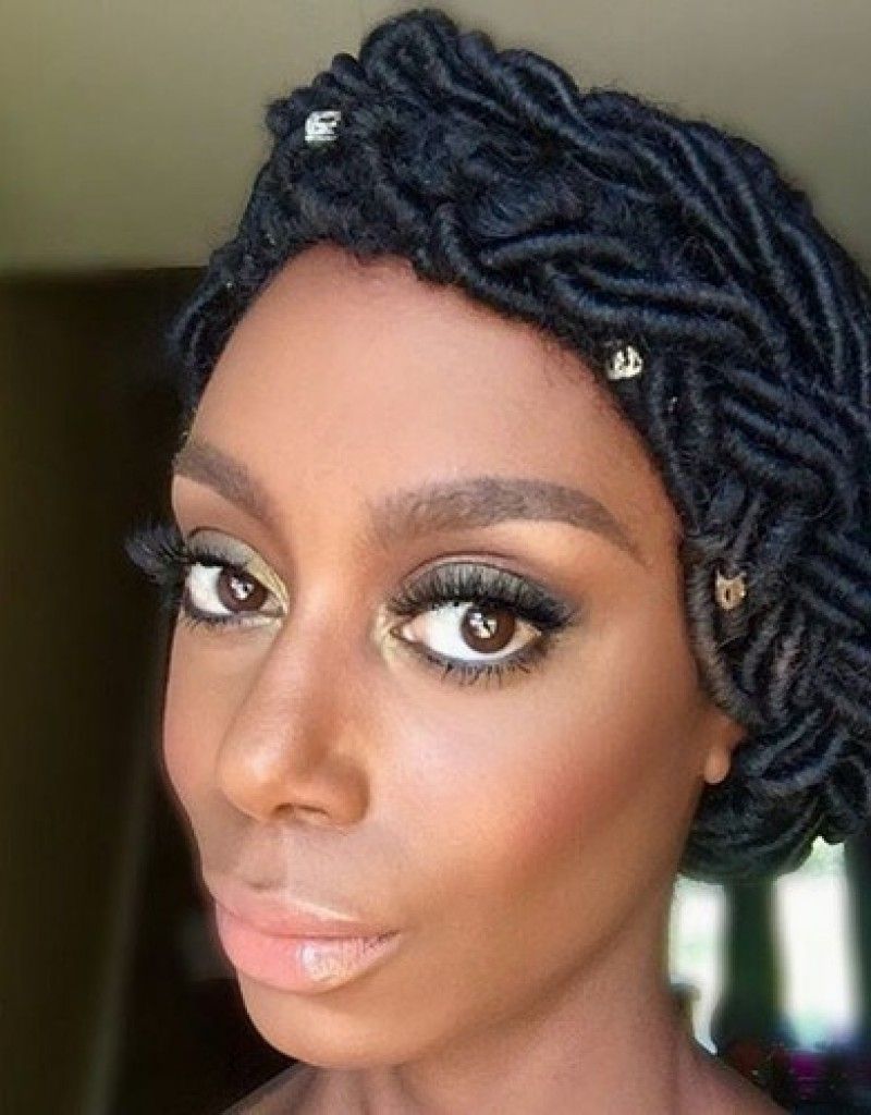 Dreadlocks For Black Women – Hollywood Official In Famous Dreadlocks Wedding Hairstyles (View 6 of 15)