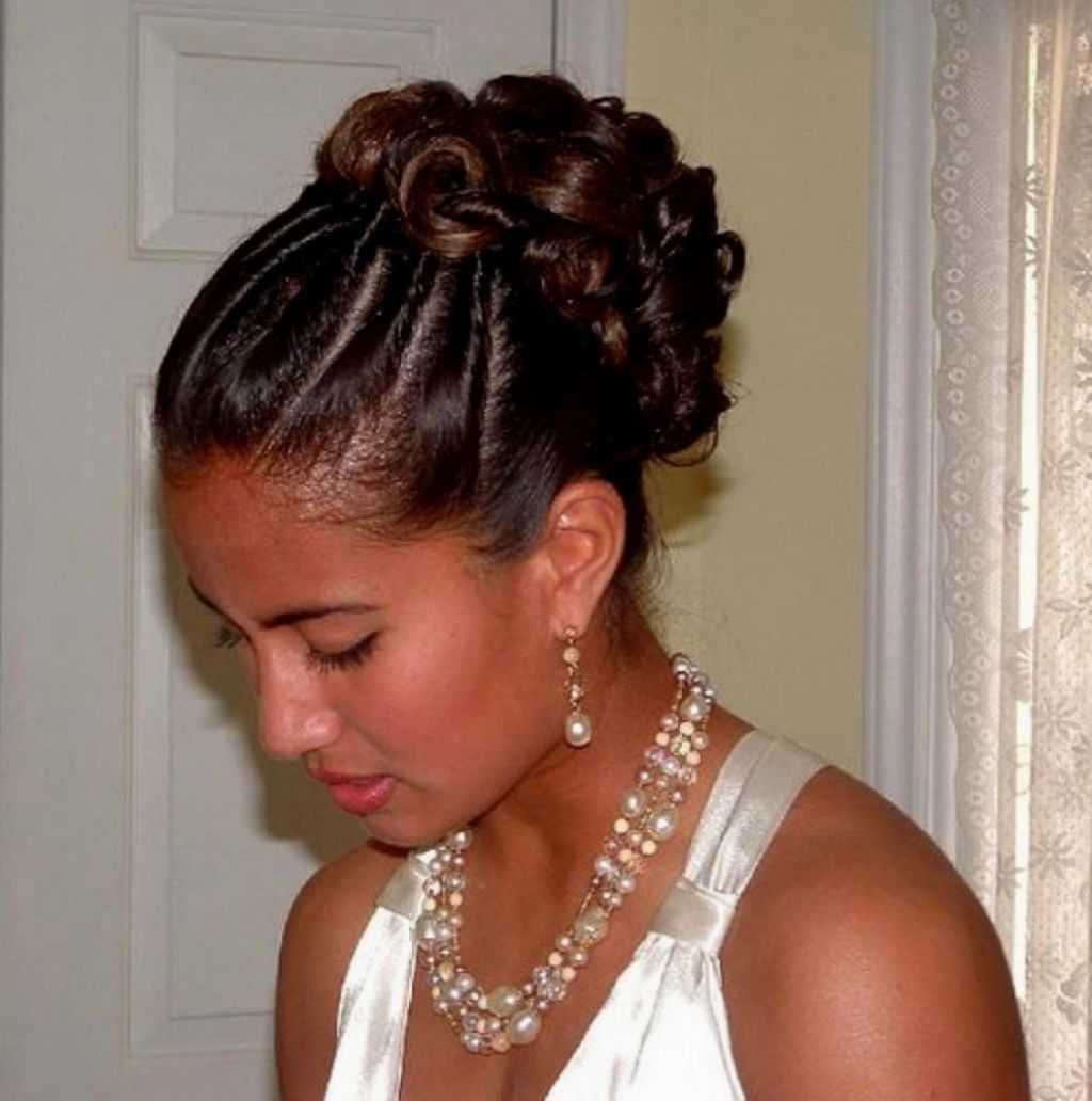 √ 24+ Nice Black Updo Hairstyles: Black Wedding Hairstyles Updos Pertaining To Most Recently Released Updos Black Wedding Hairstyles (View 5 of 15)