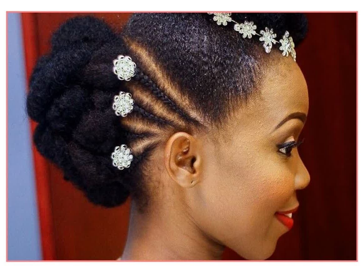 Elegant Hairstyles African Bridal Hairstyles 2017 – Best Hairstyles Pertaining To 2017 Wedding Hairstyles For Kinky Hair (View 4 of 15)