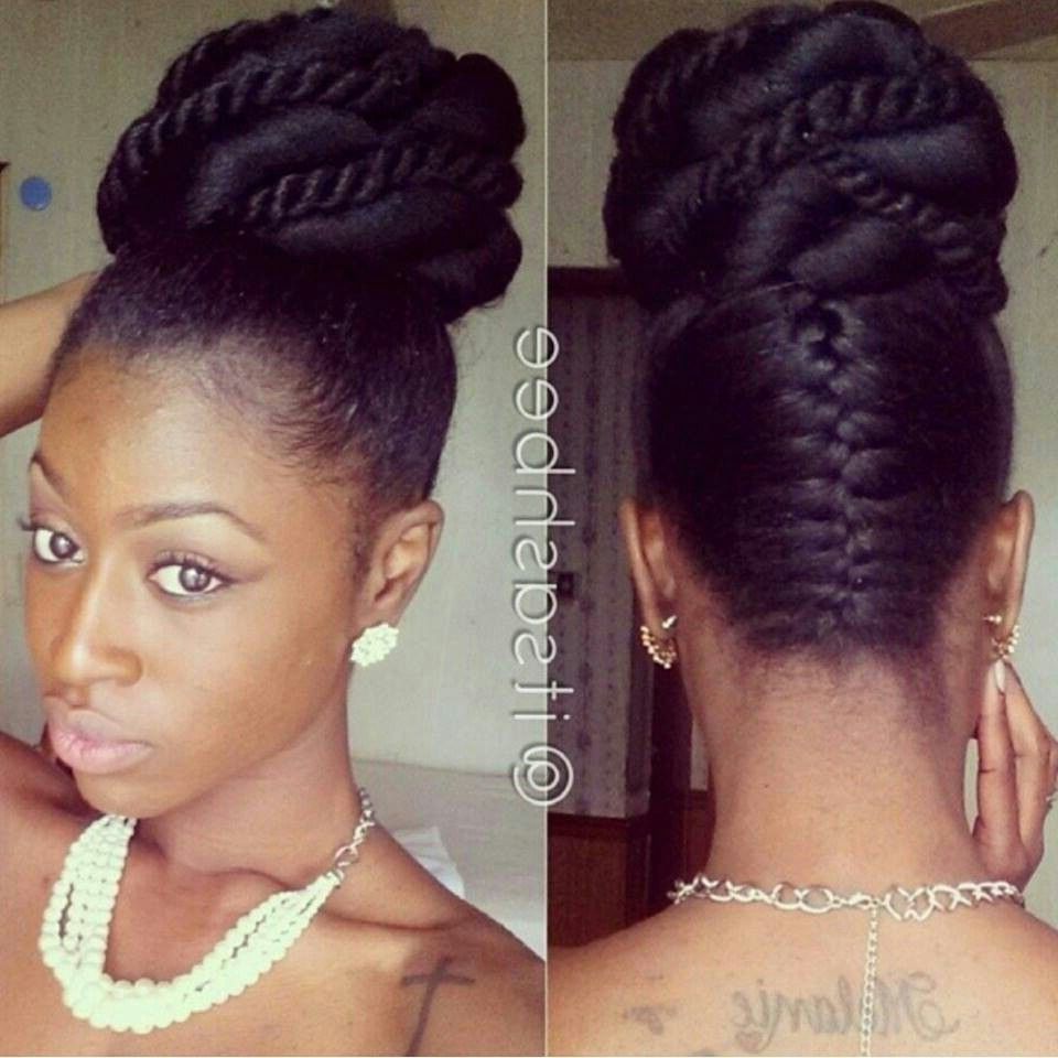 Famous Updos African American Wedding Hairstyles Intended For Lovely Hair (View 13 of 15)