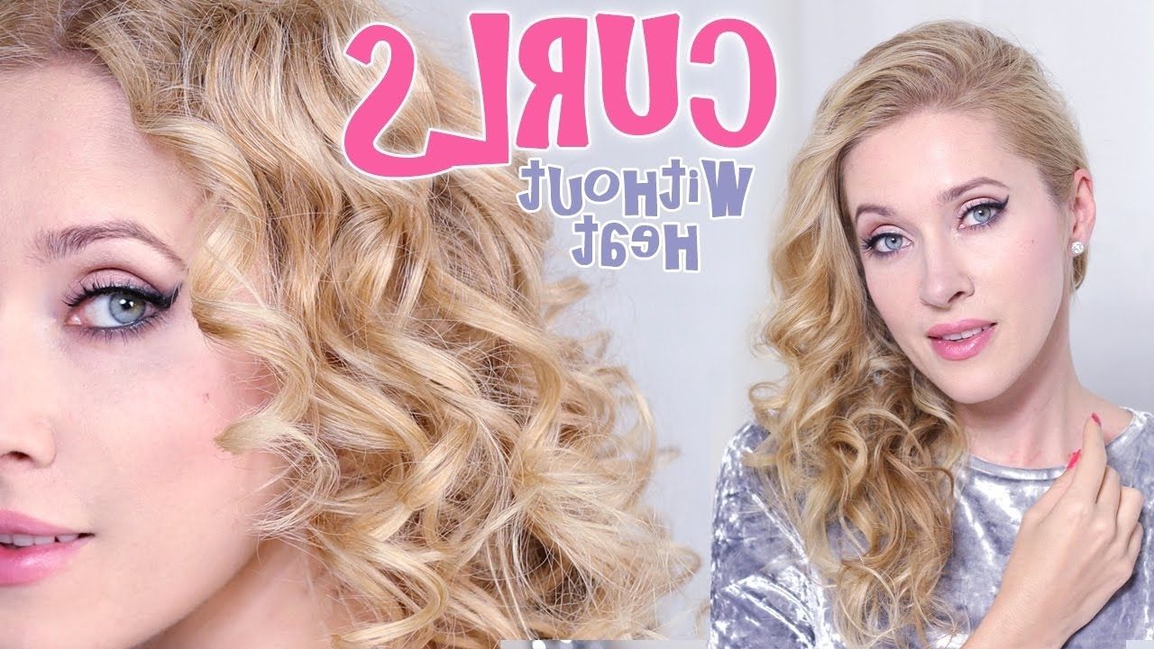 Famous Wedding Hairstyles Without Heat Inside Spiral Curls Without Heat That Last ❤ How To Curl Your Hair (View 12 of 15)