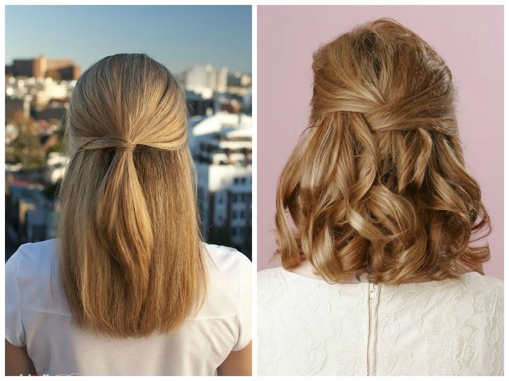 Favorite Diy Wedding Hairstyles For Shoulder Length Hair With Photo: Half Up Half Down Hairstyles For Shoulder Length Hair (View 15 of 15)