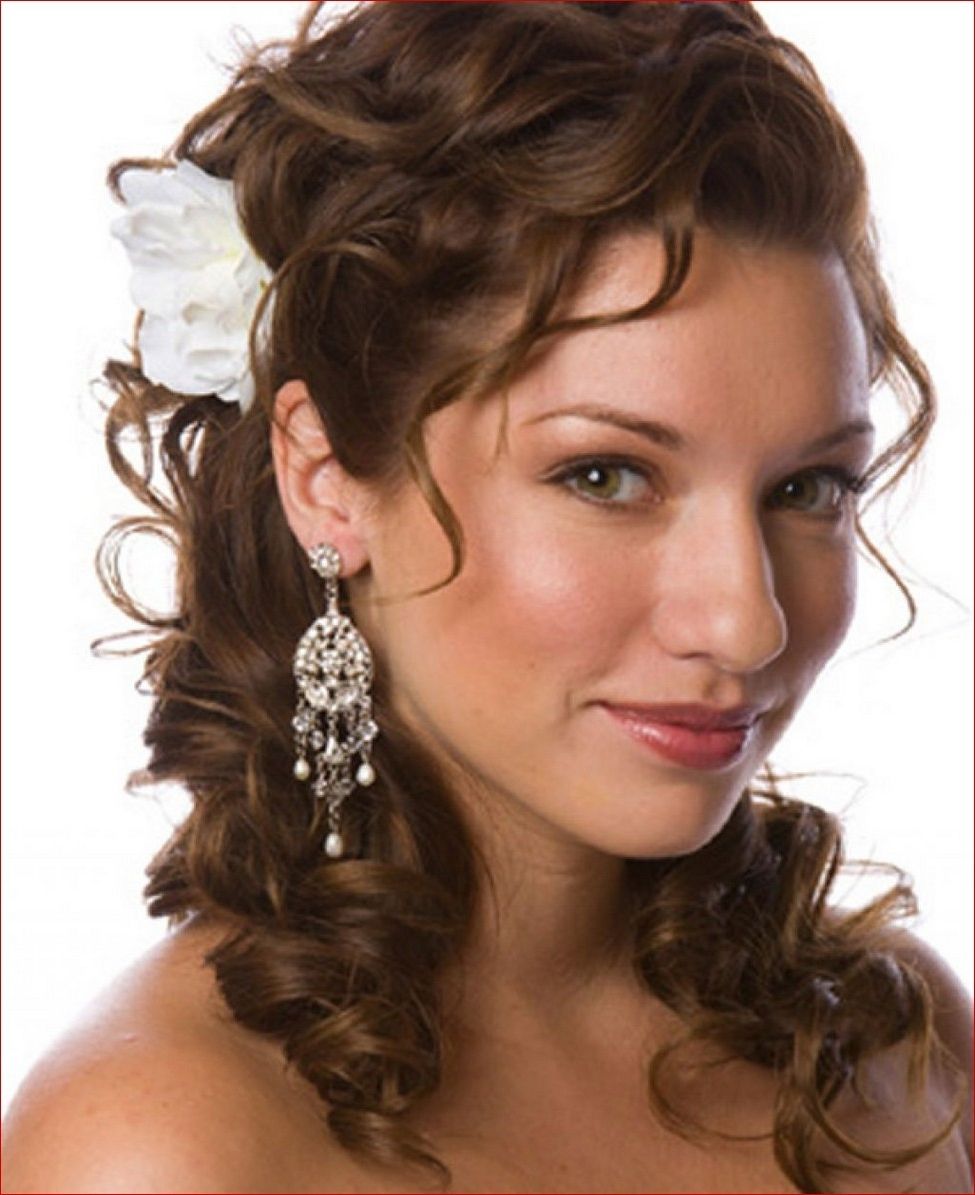 Hairstyles For Curly Hair Medium Length New In Best Wedding 975×1195 Pertaining To Preferred Wedding Hairstyles For Shoulder Length Thick Hair (View 10 of 15)