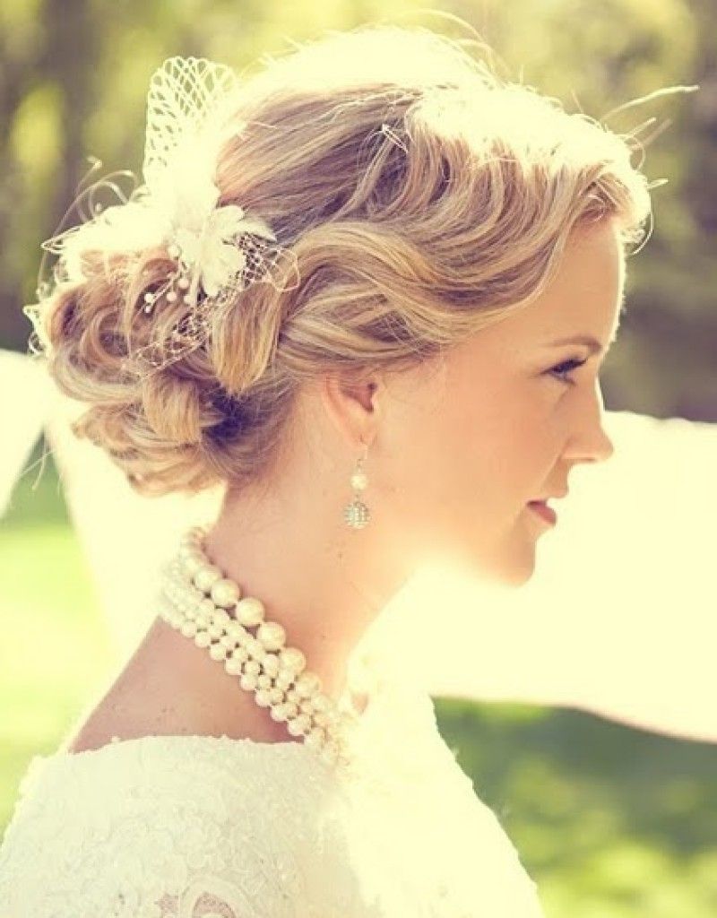 Inspirational Vintage Wedding Hairstyles 63 Ideas With Vintage Inside Most Current Vintage Wedding Hairstyles (View 6 of 15)